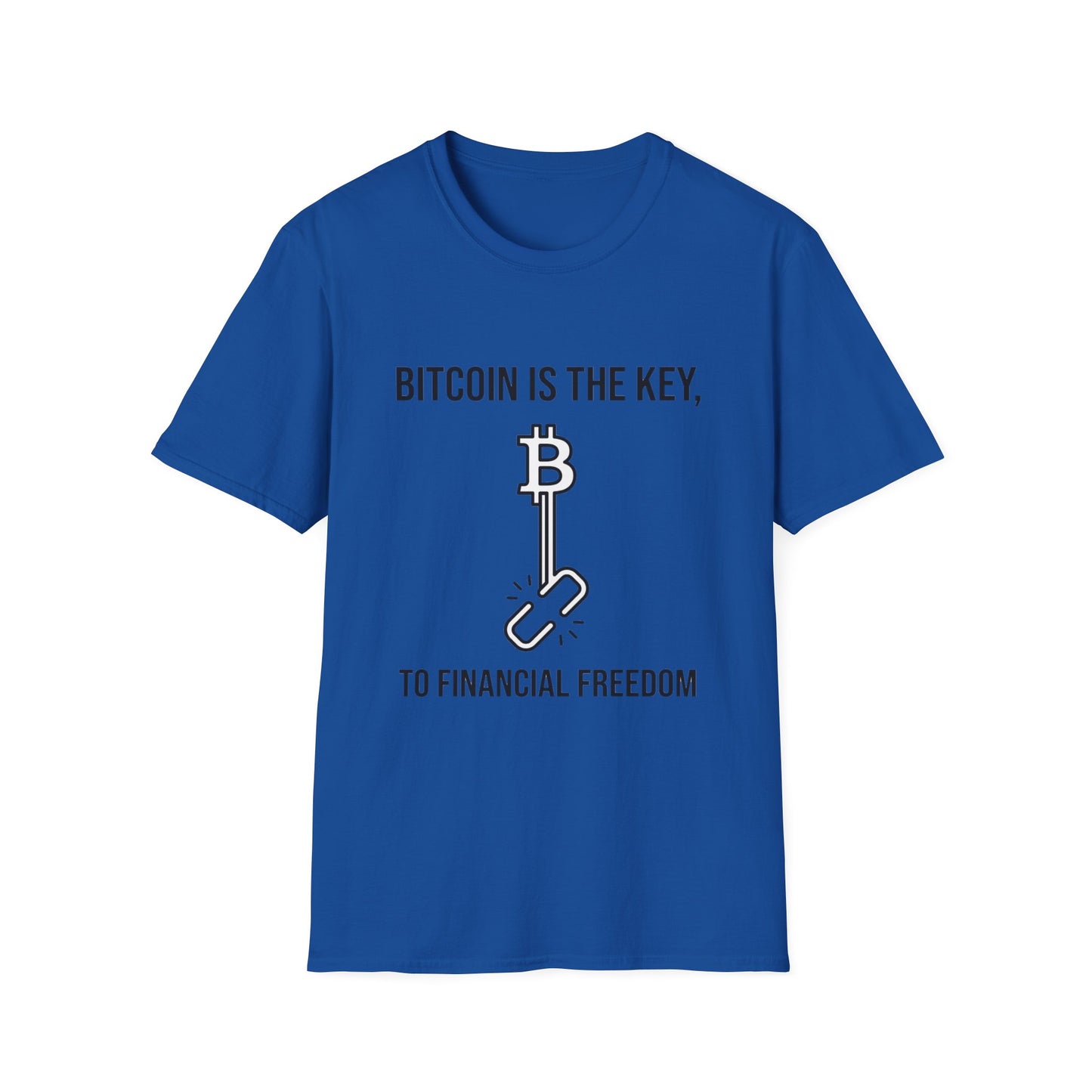 Bitcoin Is the Key T-Shirt — To Financial Freedom Crypto Tee