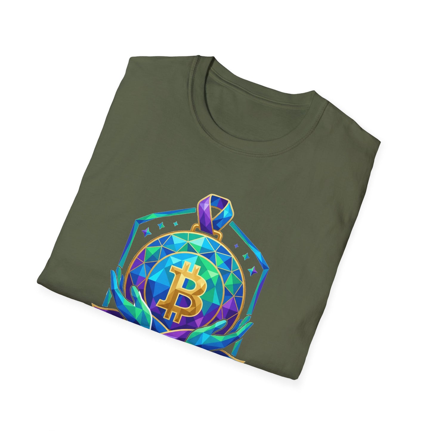 Bitcoin Diamond Hands Award T-Shirt — Crypto Investor Graphic Tee