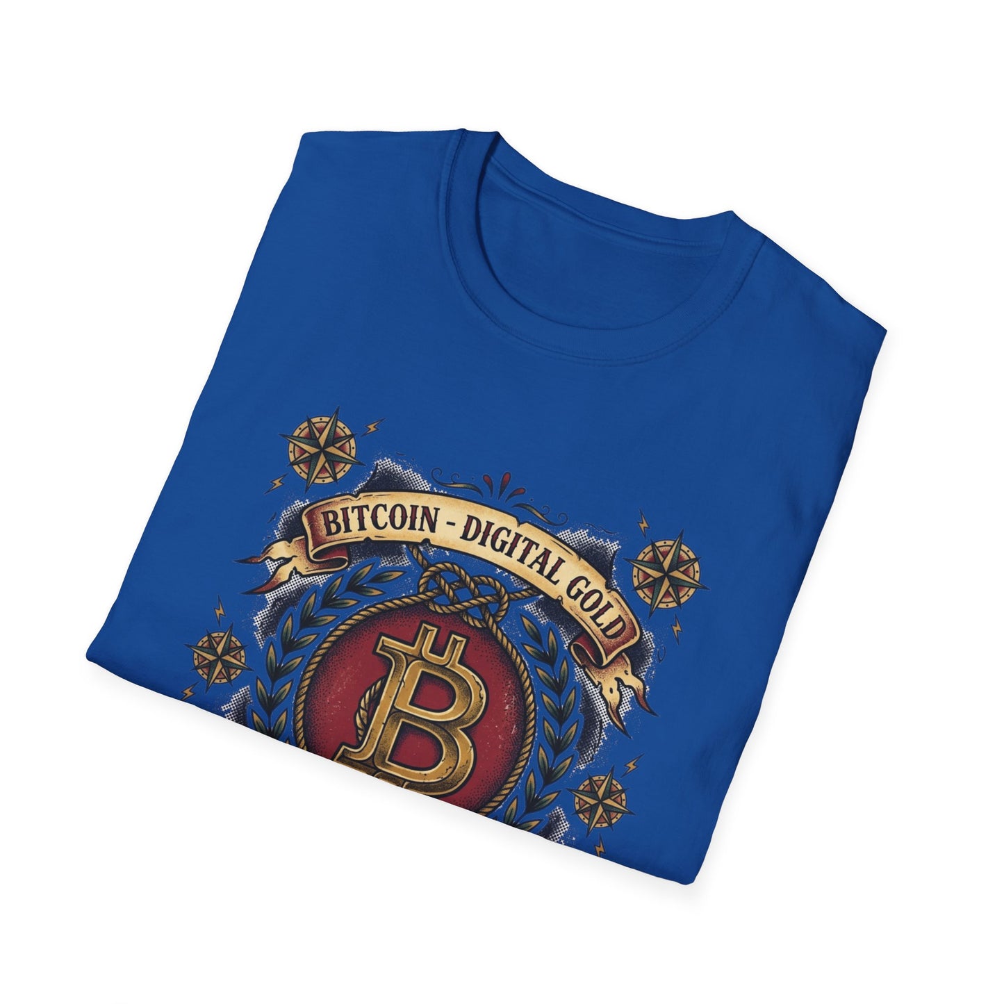 Bitcoin Crest T-Shirt — "Bitcoin: Digital Gold" Graphic Tee