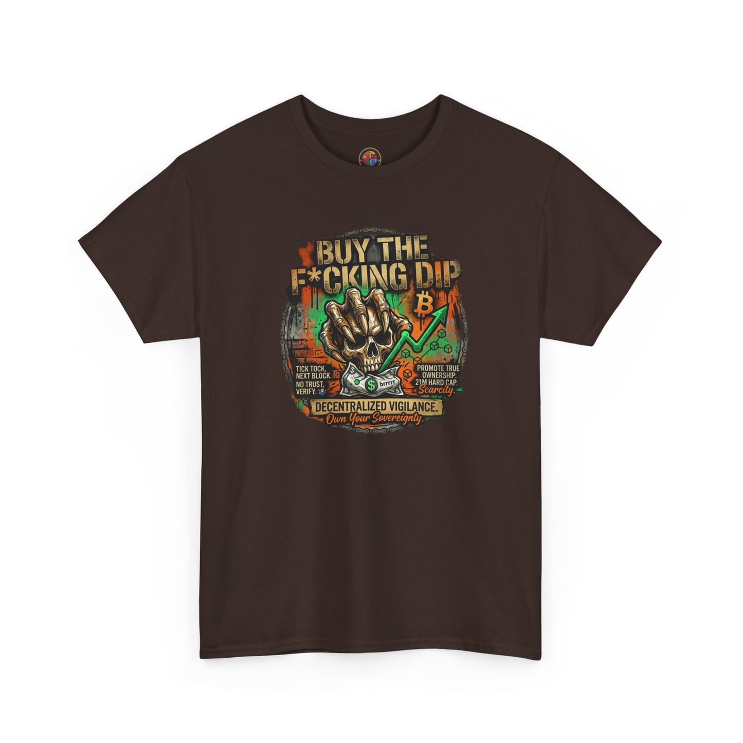 Buy The F*cking Dip Graphic Tee — Stock Market Crypto HODL Trading Shirt