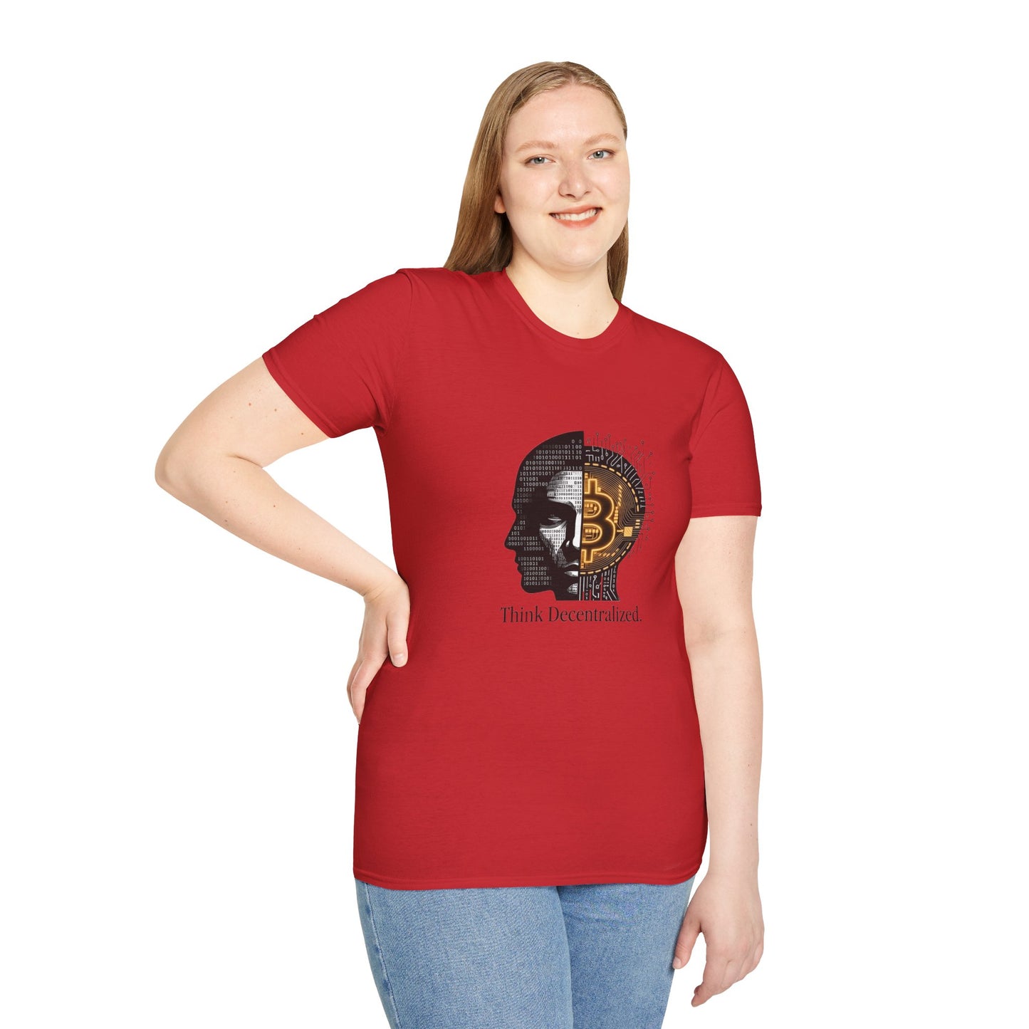 Bitcoin Mind T-Shirt — "Think Decentralized" Crypto Graphic Tee