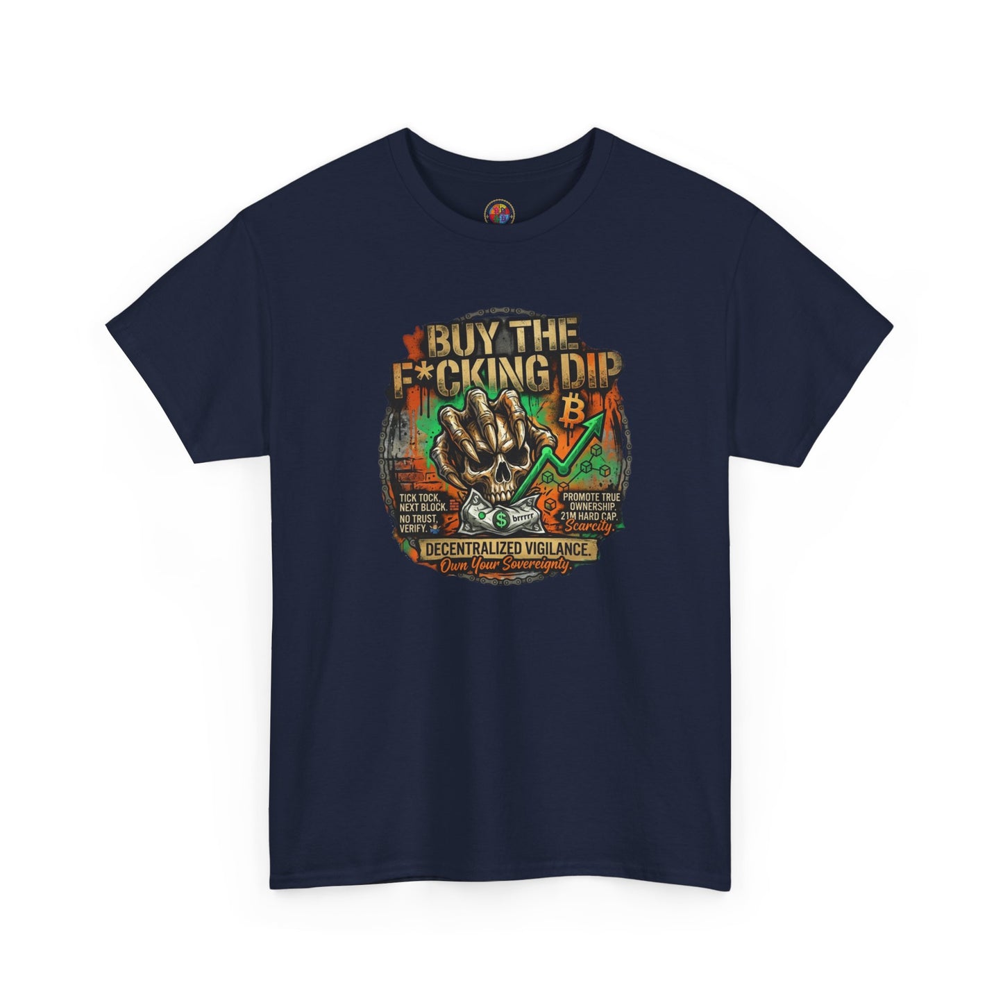 Buy The F*cking Dip Graphic Tee — Stock Market Crypto HODL Trading Shirt