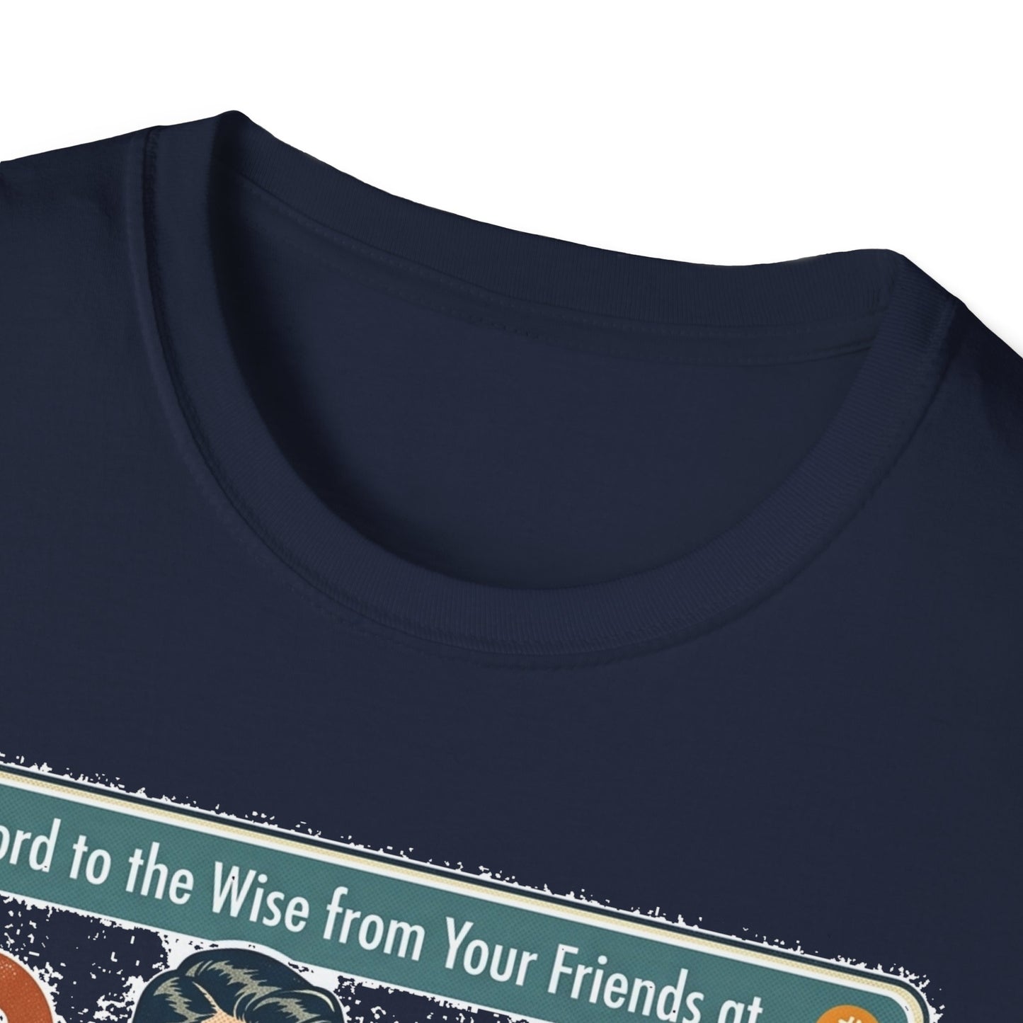 Bitcoin Retro Safety Tee — "Not Your Keys, Not Your Coins!"