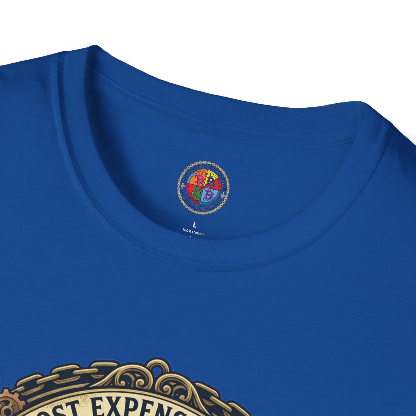 Bitcoin Vintage Key & Vault T-Shirt — "Secure Yours" Cryptocurrency Graphic Tee
