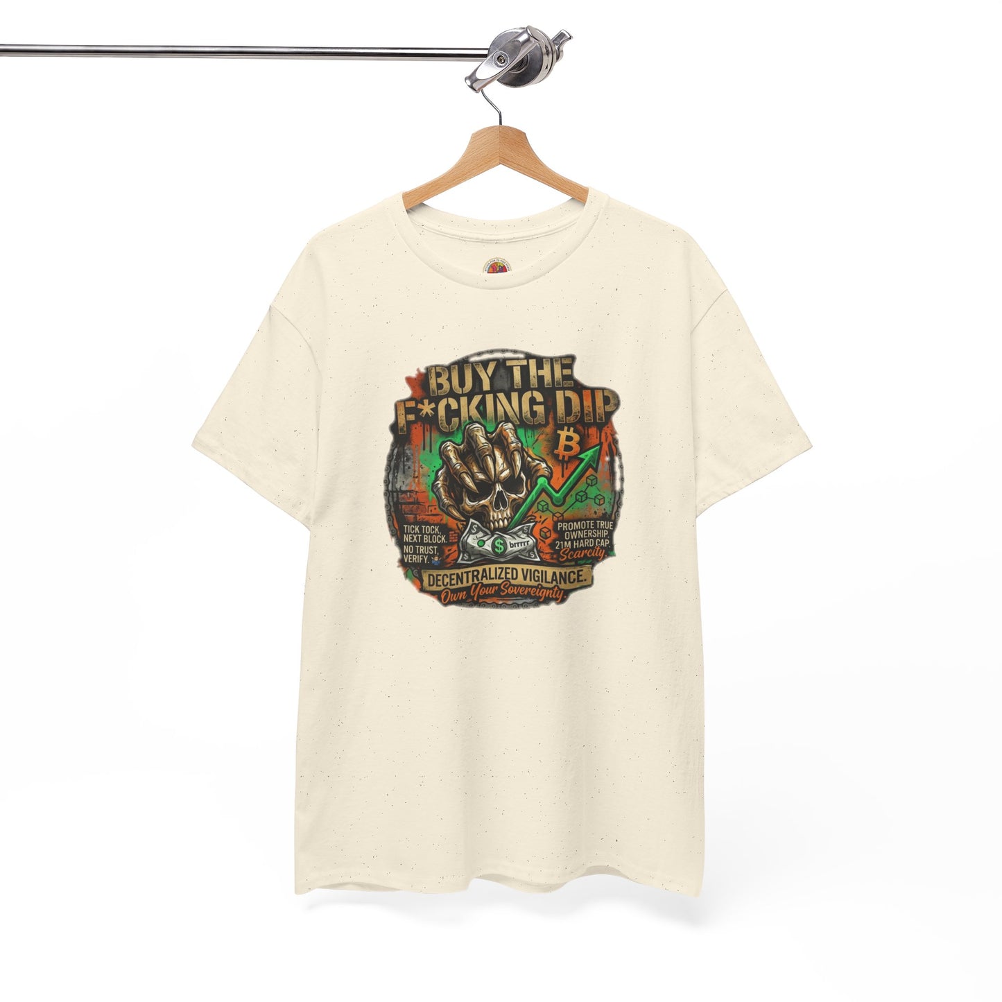 Buy The F*cking Dip Graphic Tee — Stock Market Crypto HODL Trading Shirt