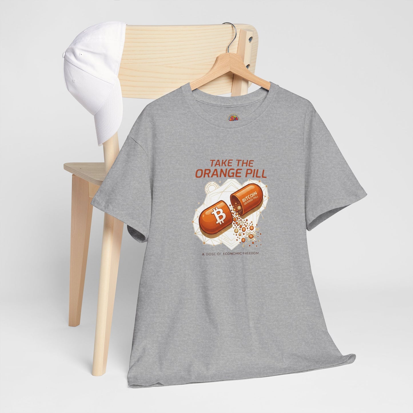 Bitcoin 'Take The Orange Pill' Graphic Tee