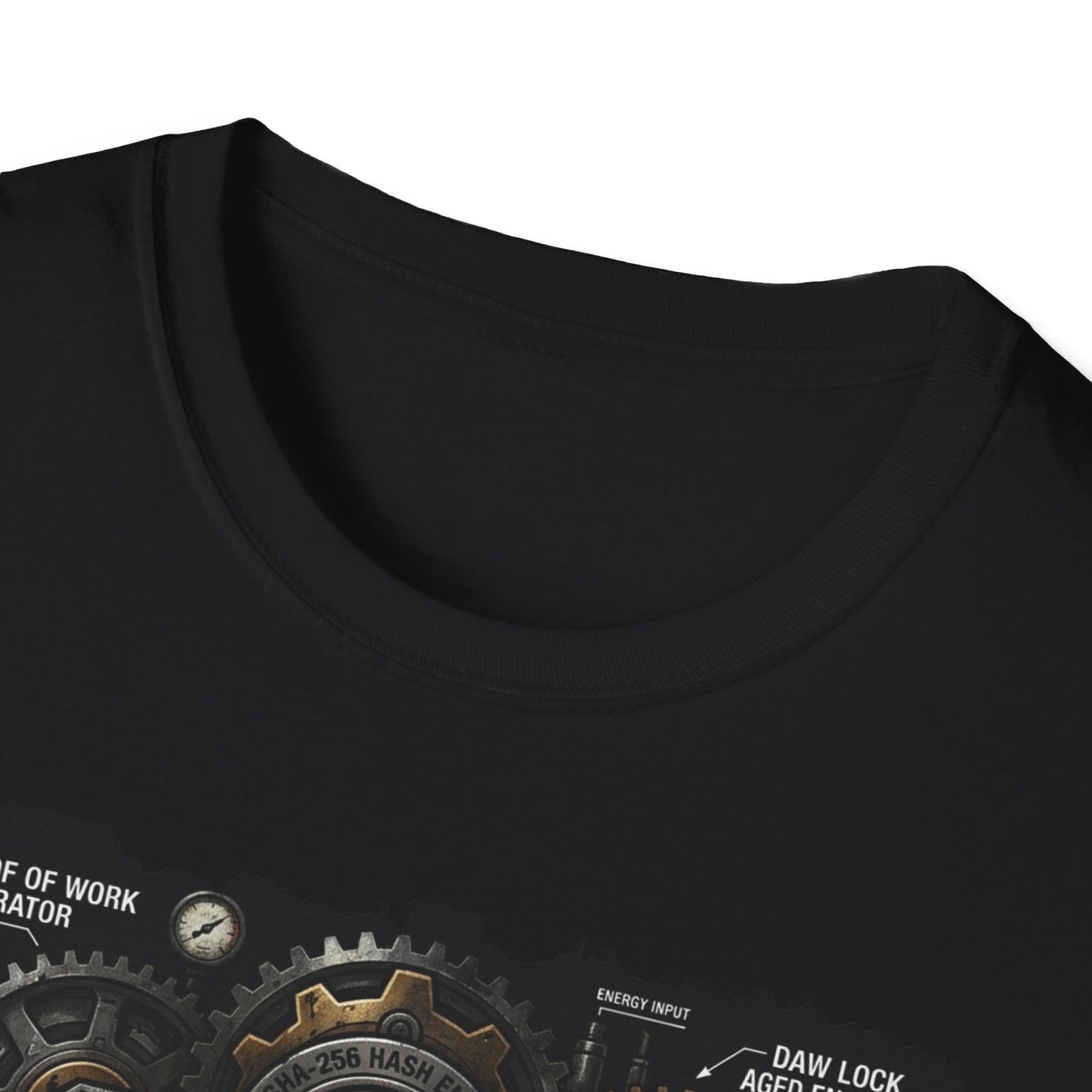 Bitcoin Proof of Work T-Shirt — Crypto Miner Vintage Graphic Tee