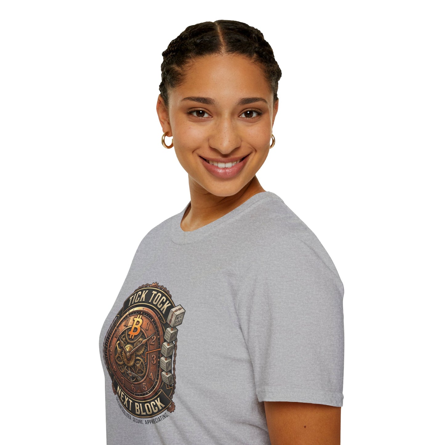 Bitcoin 'Tick Tock Next Block' T-Shirt