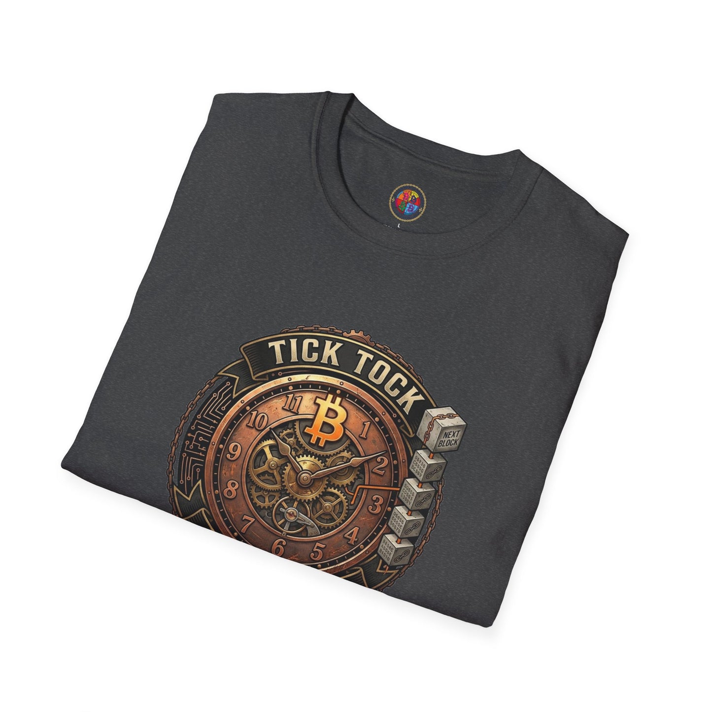 Bitcoin 'Tick Tock Next Block' T-Shirt
