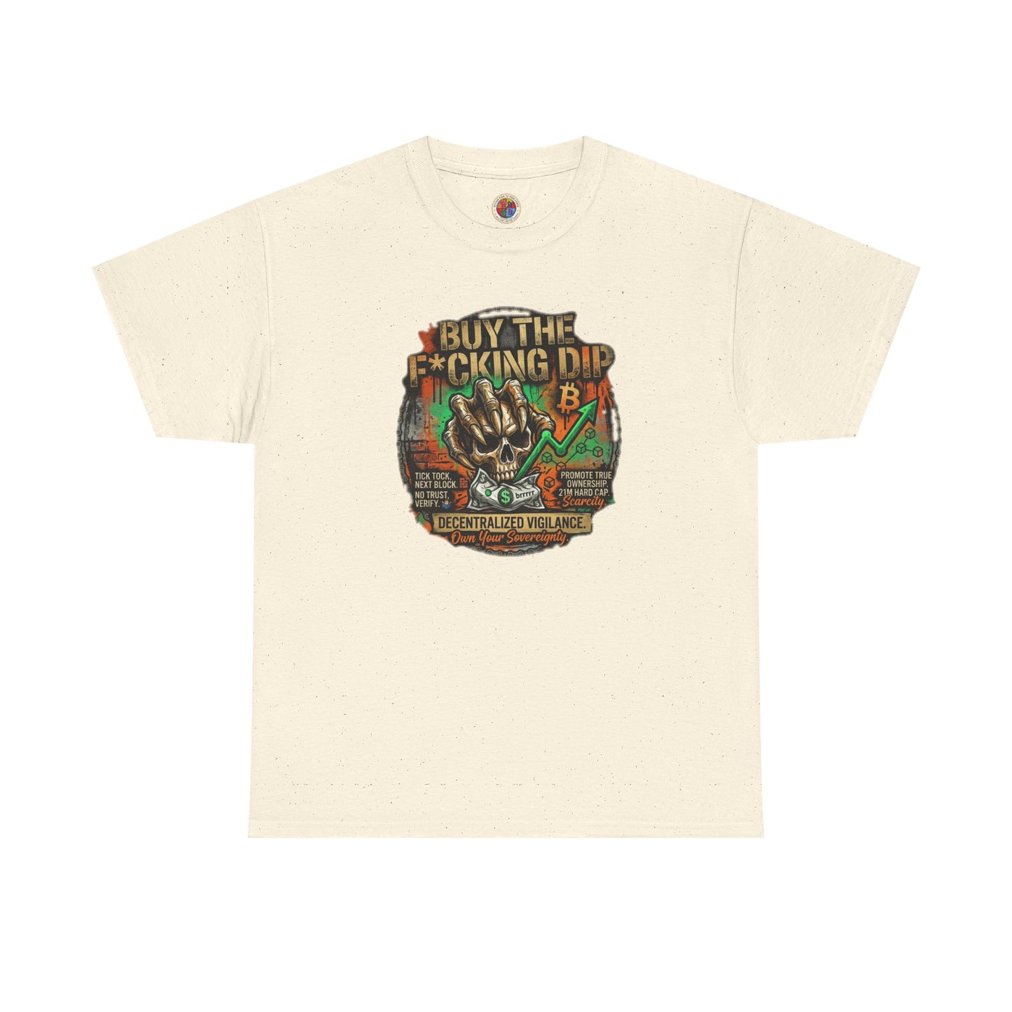 Buy The F*cking Dip Graphic Tee — Stock Market Crypto HODL Trading Shirt