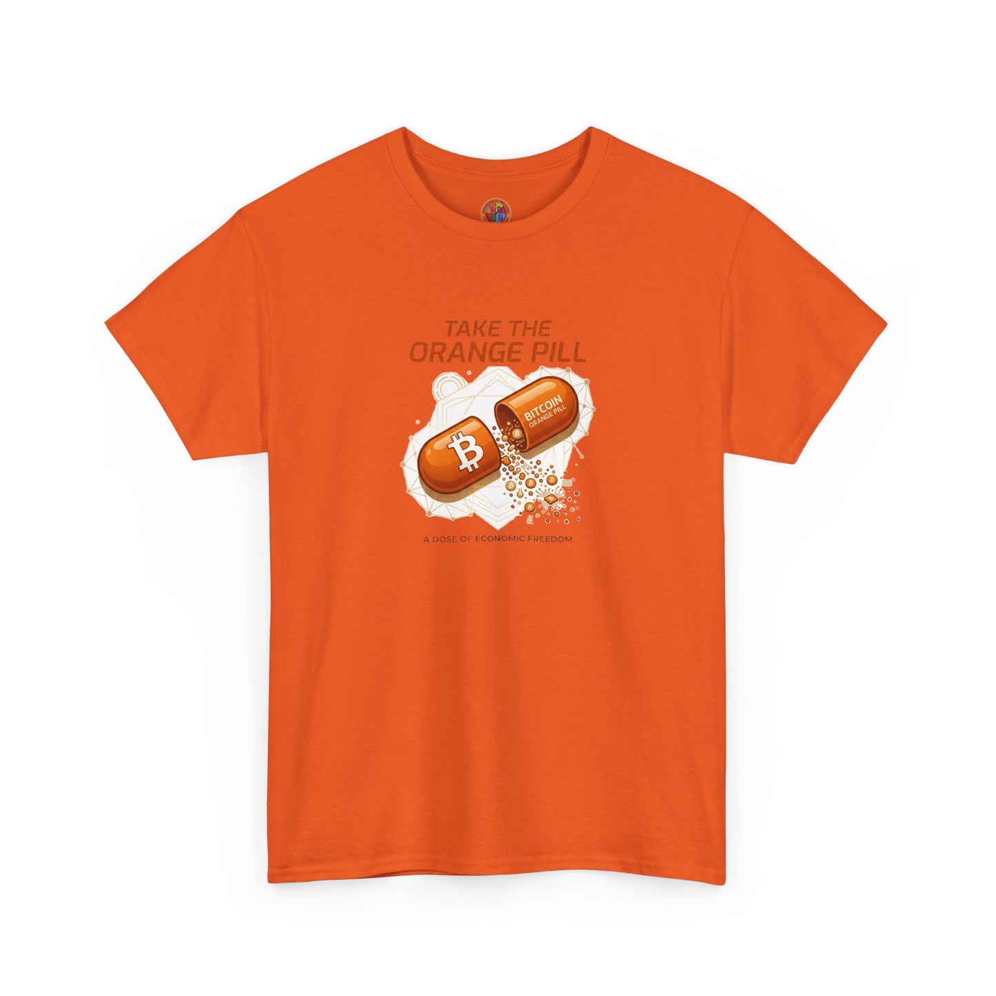 Bitcoin 'Take The Orange Pill' Graphic Tee