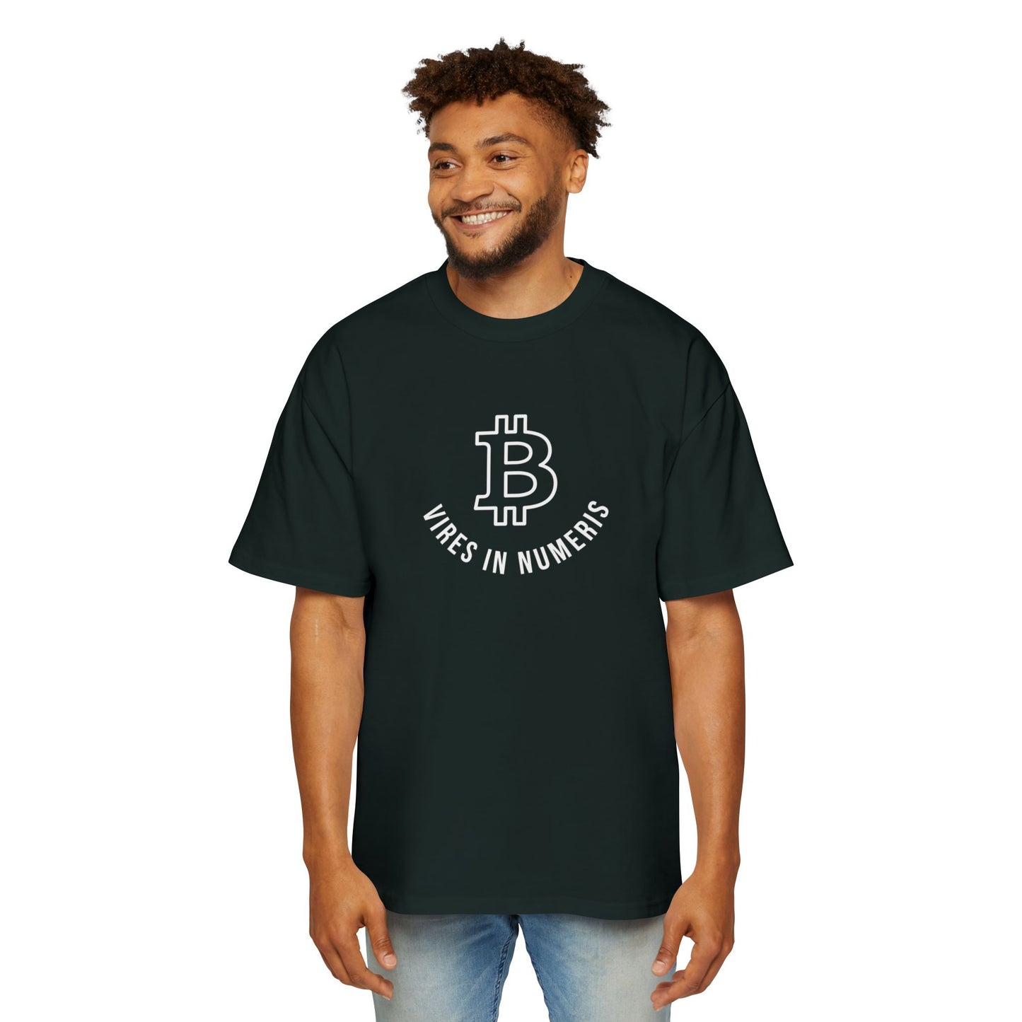 Bitcoin Maxis Tee — "Vires in Numeris" Code Graphic