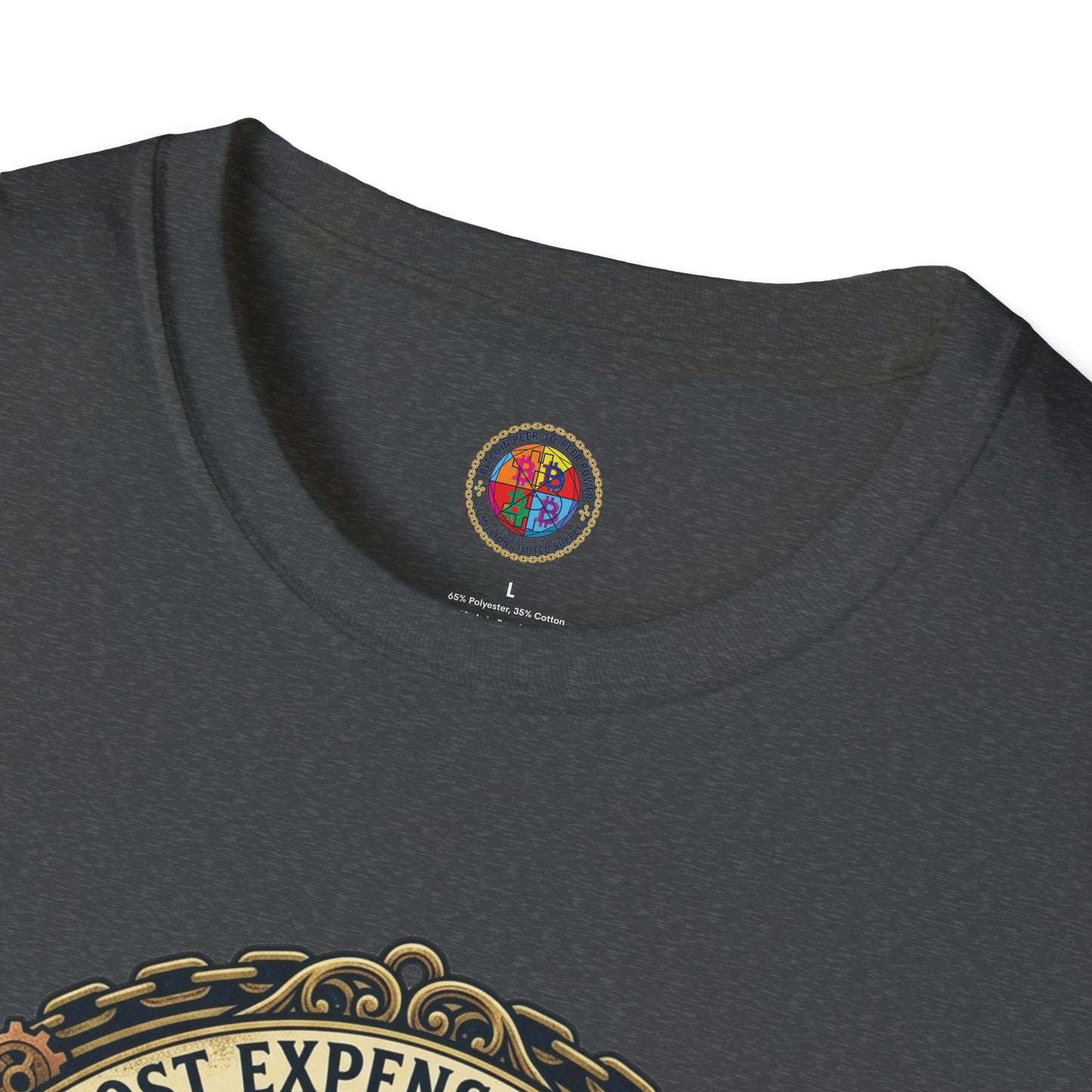 Bitcoin Vintage Key & Vault T-Shirt — "Secure Yours" Cryptocurrency Graphic Tee