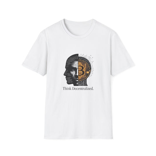 Bitcoin Mind T-Shirt — "Think Decentralized" Crypto Graphic Tee