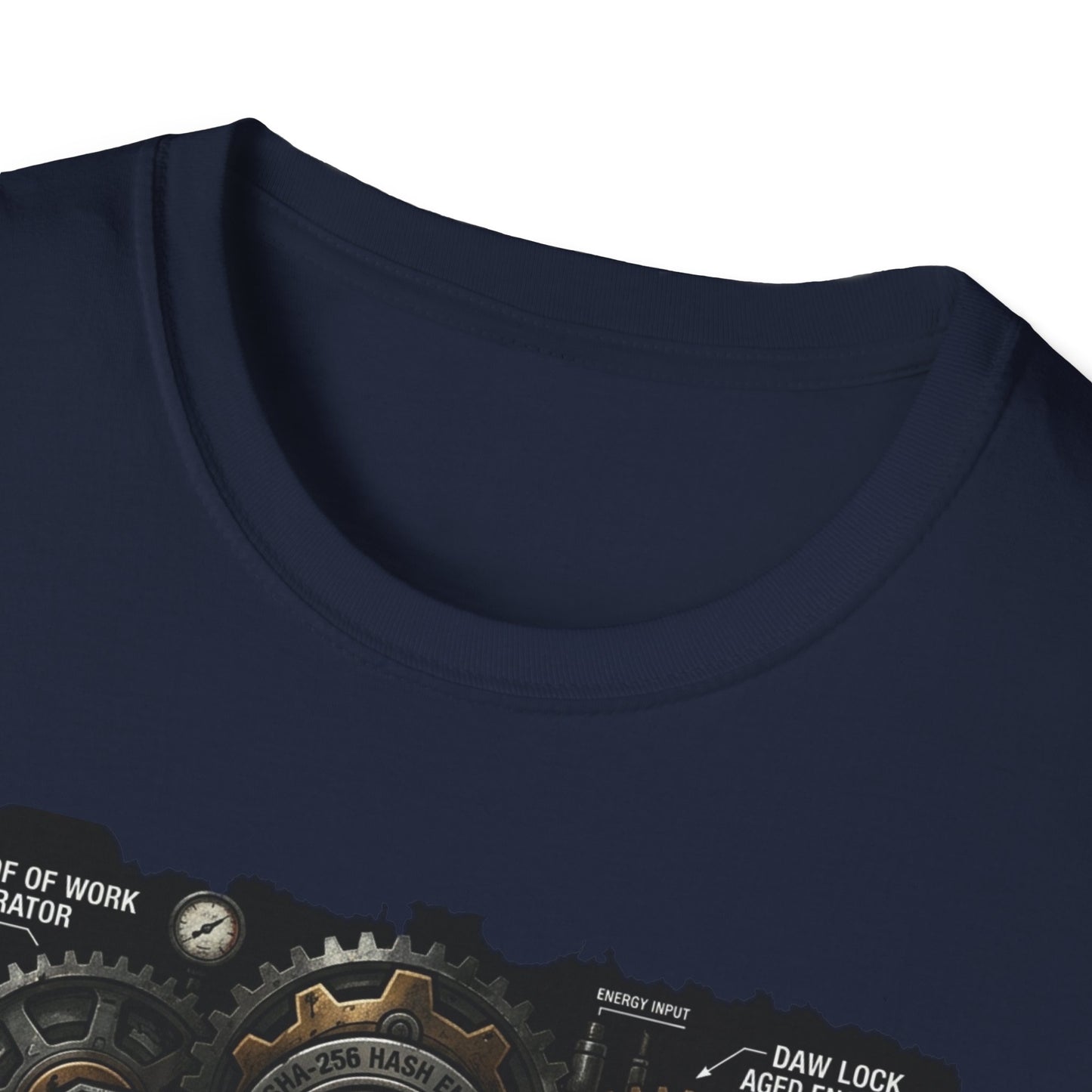 Bitcoin Proof of Work T-Shirt — Crypto Miner Vintage Graphic Tee