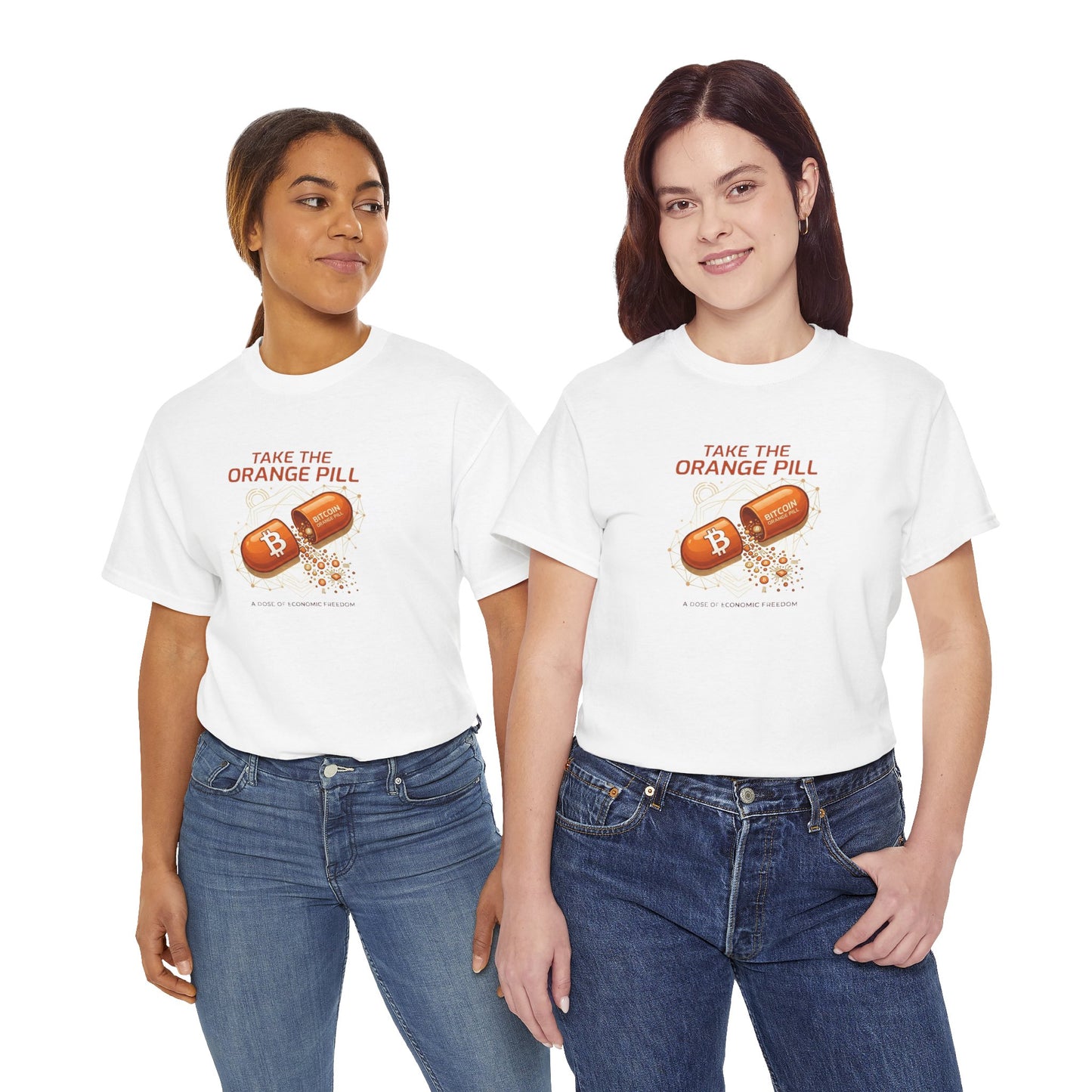 Bitcoin 'Take The Orange Pill' Graphic Tee