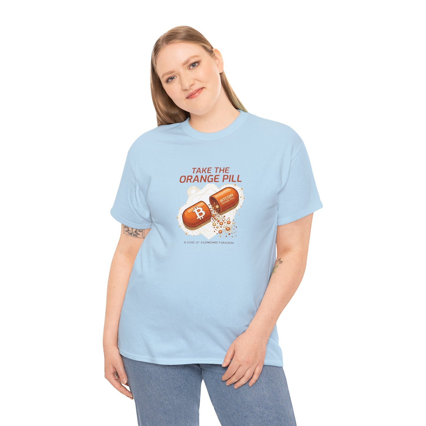 Bitcoin 'Take The Orange Pill' Graphic Tee