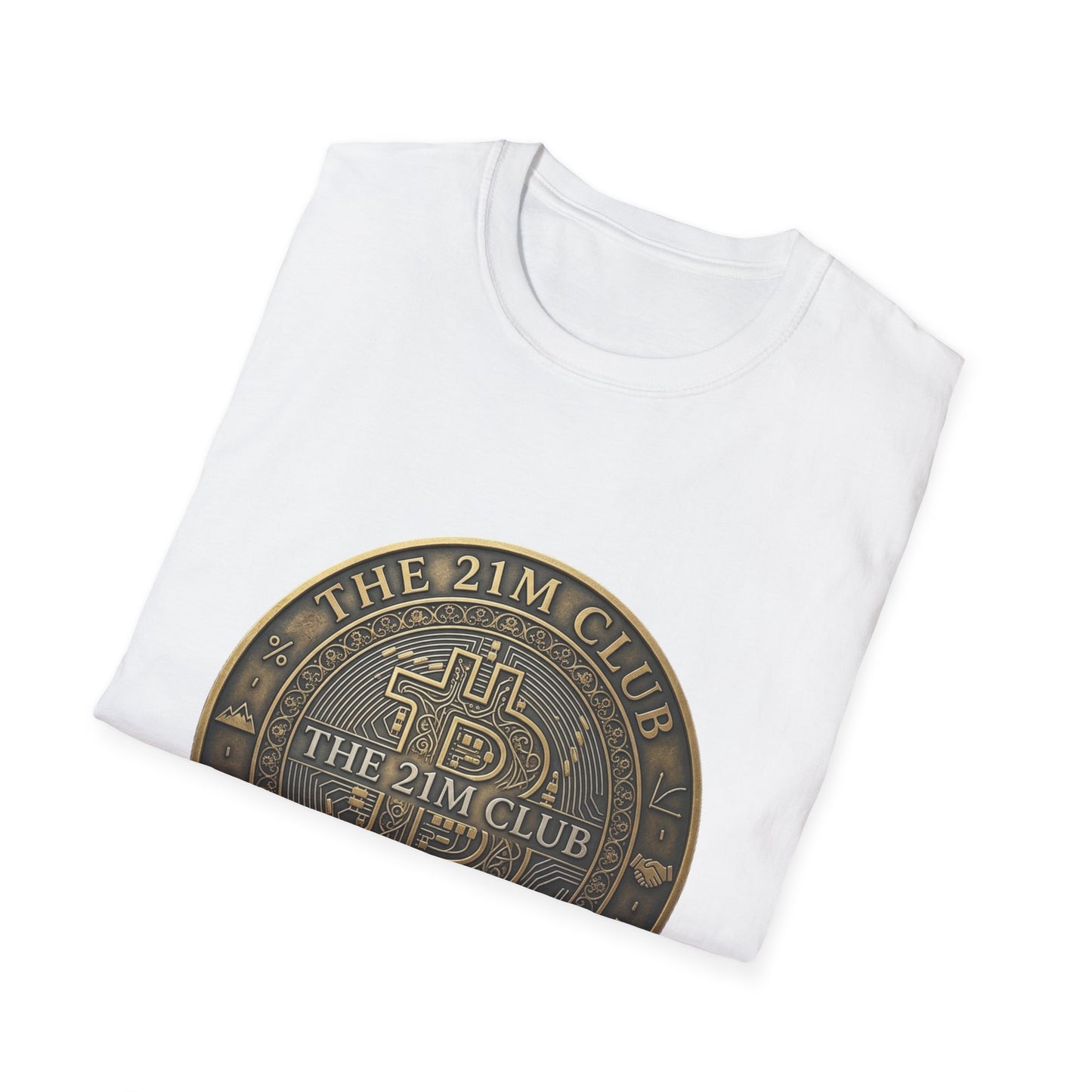Bitcoin The 21M Club T-Shirt — Retro Crypto Coin Design