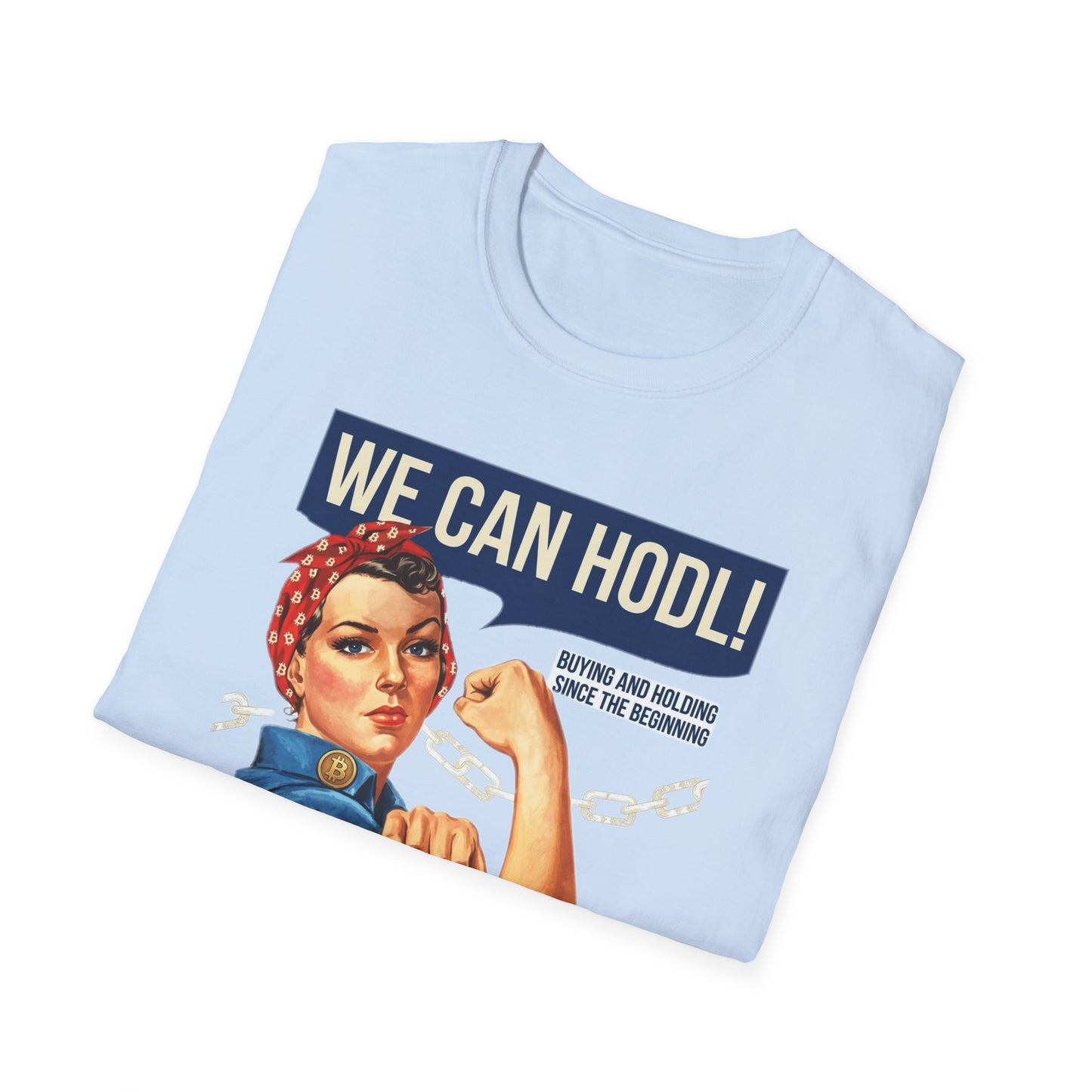 HODL Rosie T-Shirt – We Can HODL! Crypto Investor Retro Tee