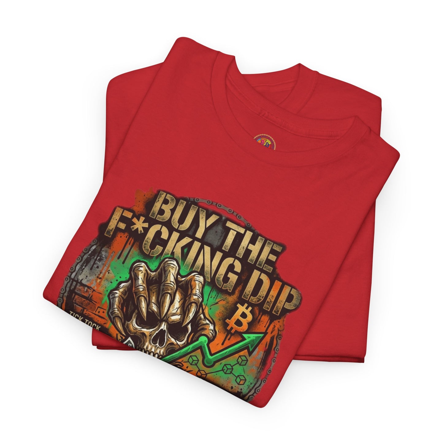 Buy The F*cking Dip Graphic Tee — Stock Market Crypto HODL Trading Shirt