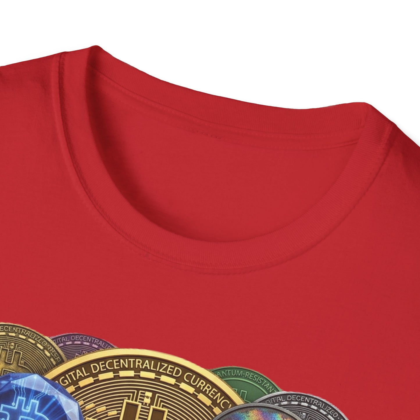 Bitcoin Crypto Coins Graphic T‑Shirt — Cryptocurrency Investor Tee
