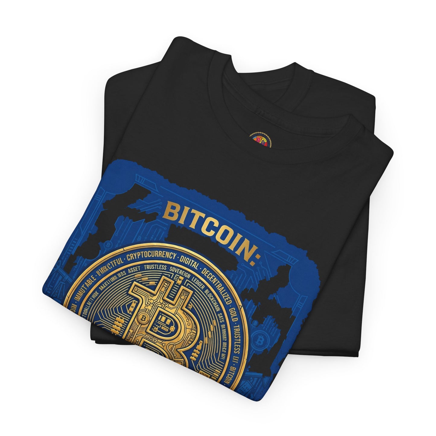 Bitcoin Vintage Coin Graphic Tee — Crypto Enthusiast T-Shirt