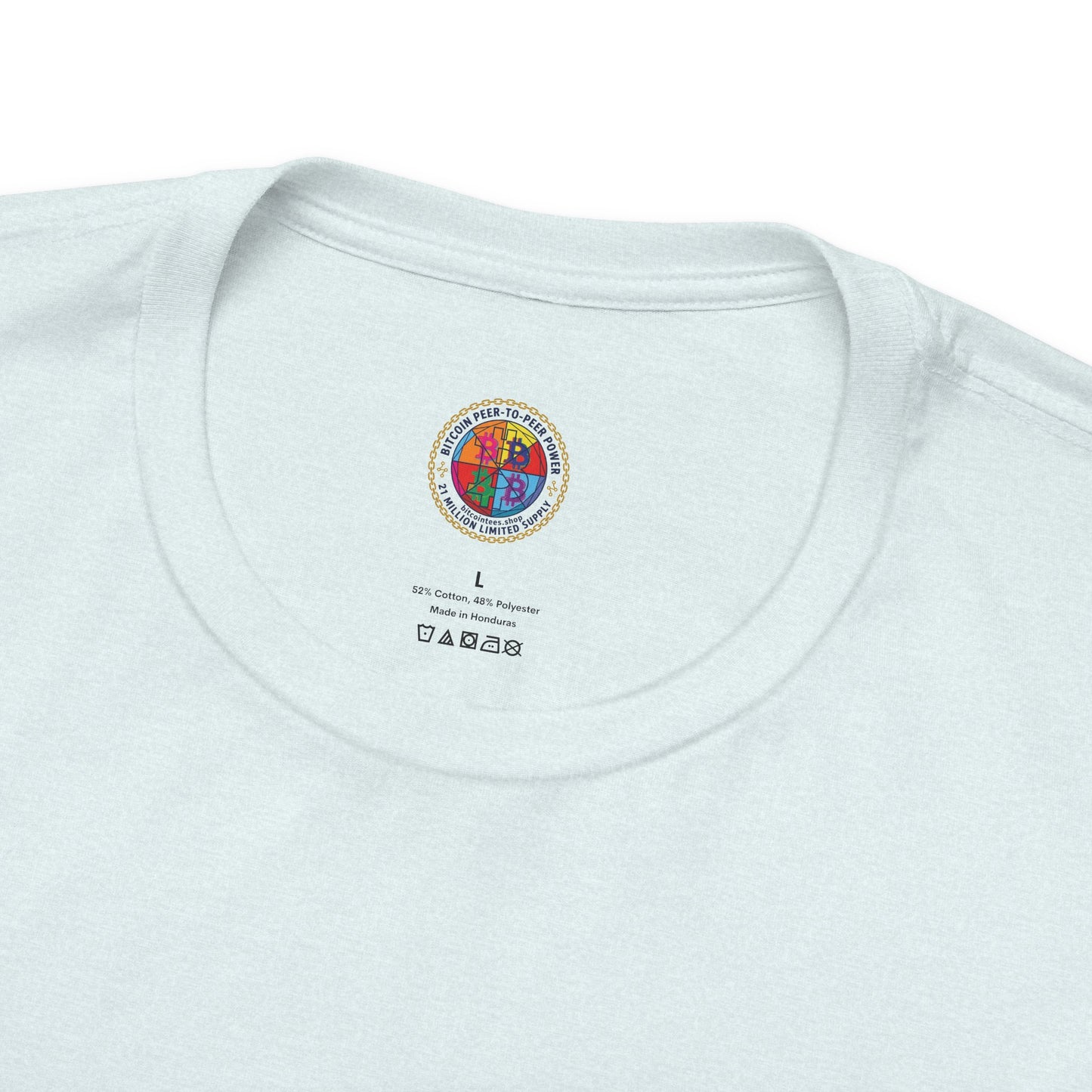 Bitcoin Growth Cartoon Tee — Crypto Stairs Illustration T-Shirt