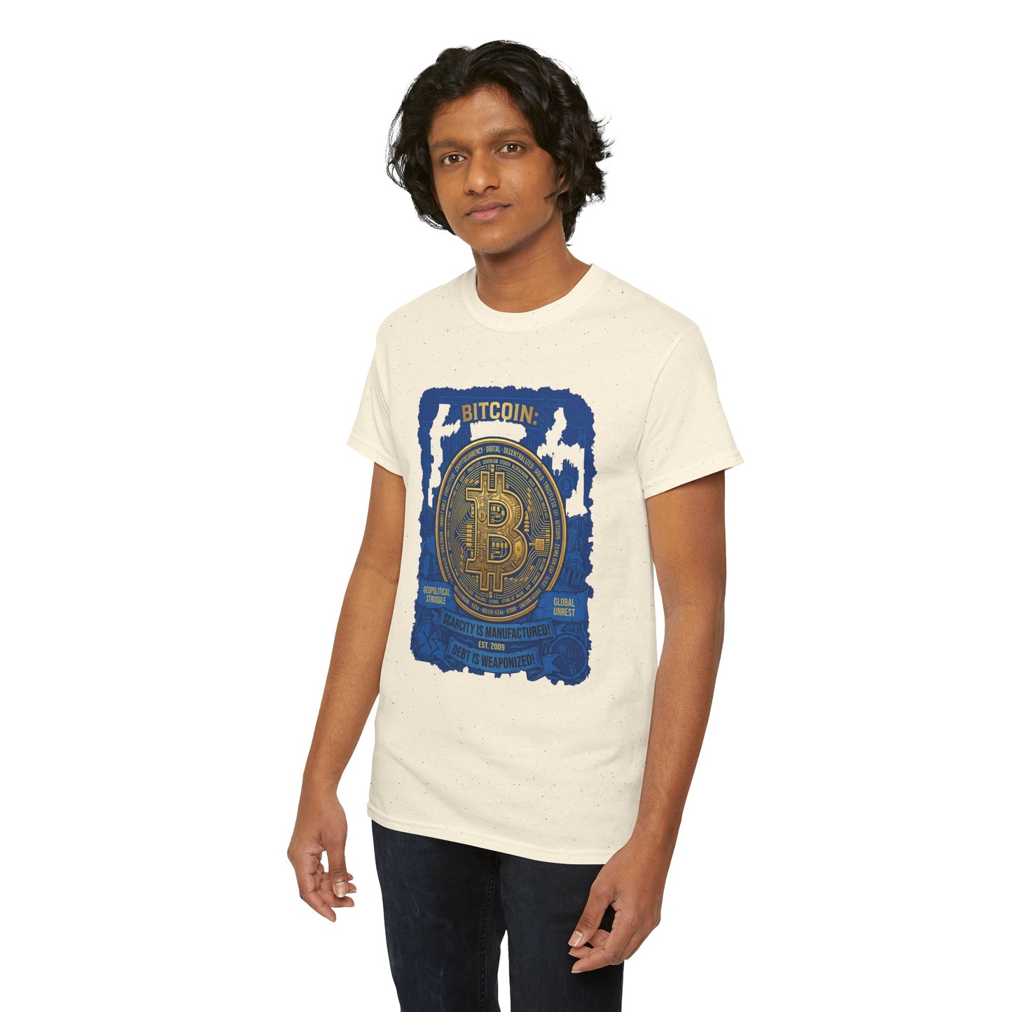 Bitcoin Vintage Coin Graphic Tee — Crypto Enthusiast T-Shirt
