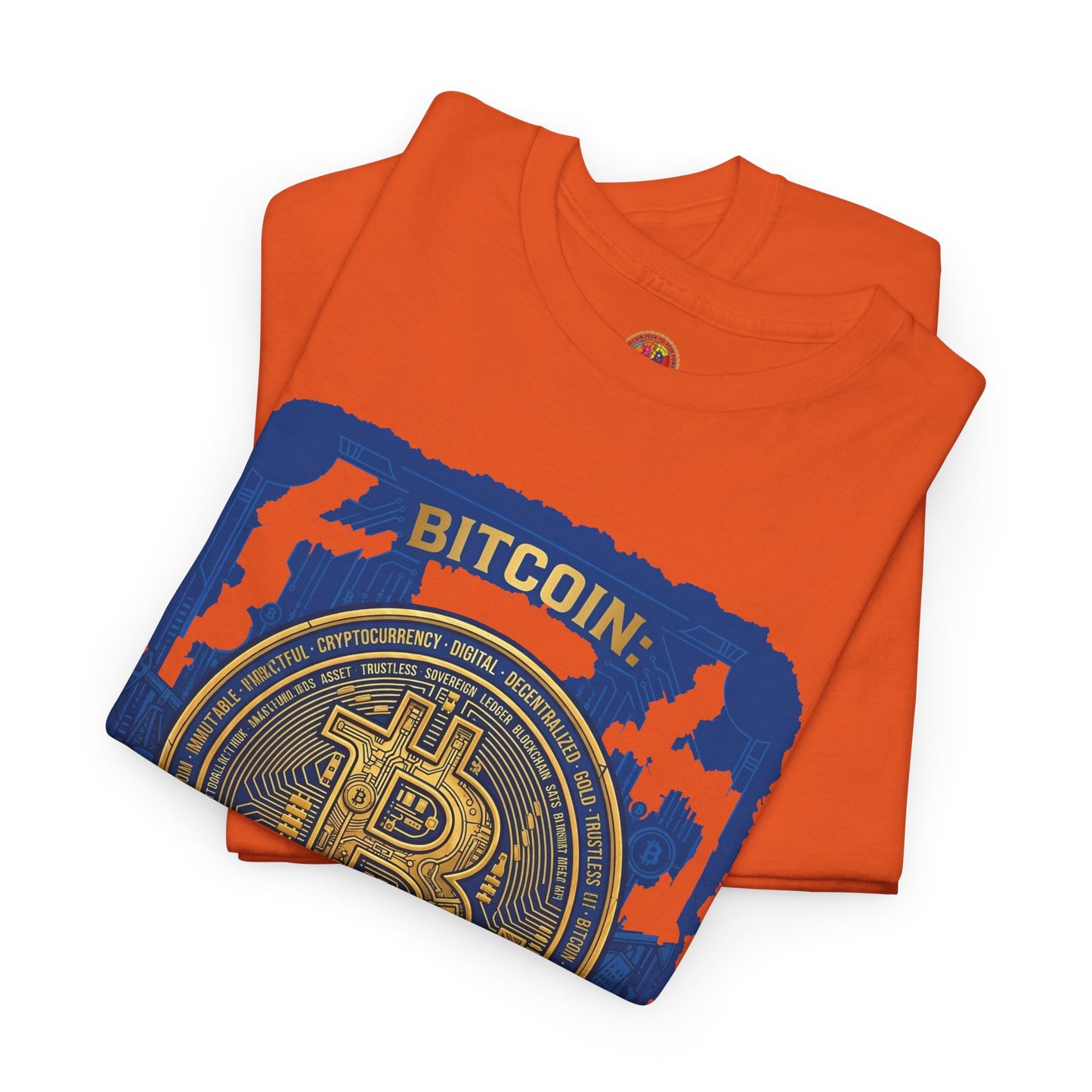 Bitcoin Vintage Coin Graphic Tee — Crypto Enthusiast T-Shirt