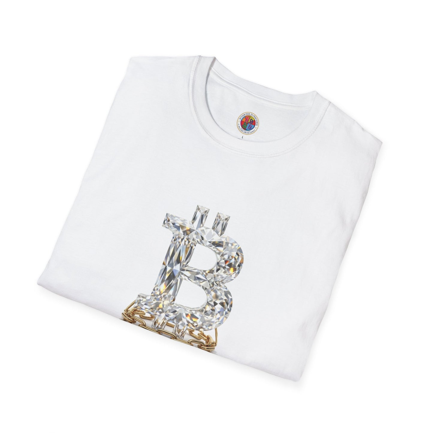 Bitcoin Diamond Forever Graphic Tee | Unisex Softstyle T-Shirt