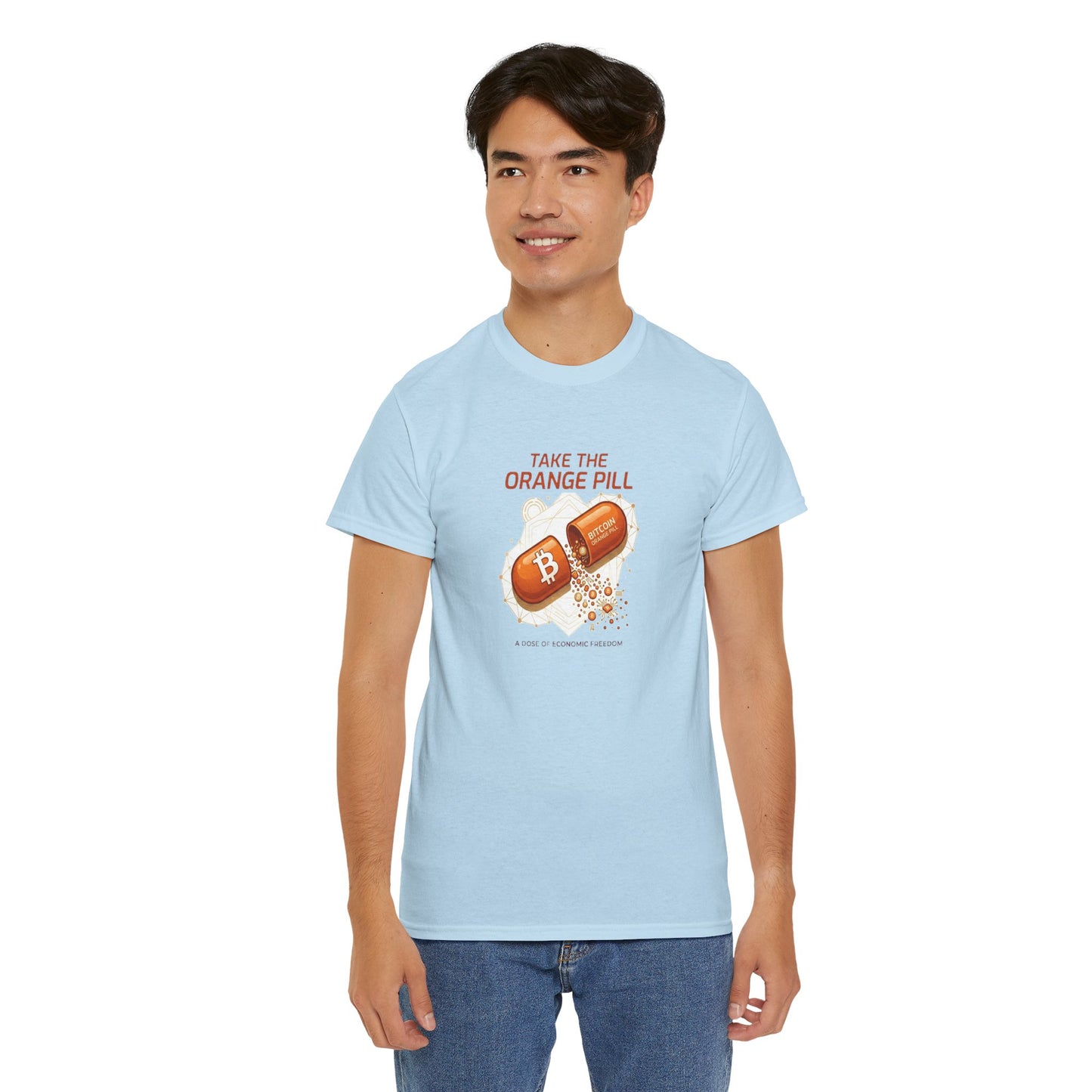 Bitcoin 'Take The Orange Pill' Graphic Tee
