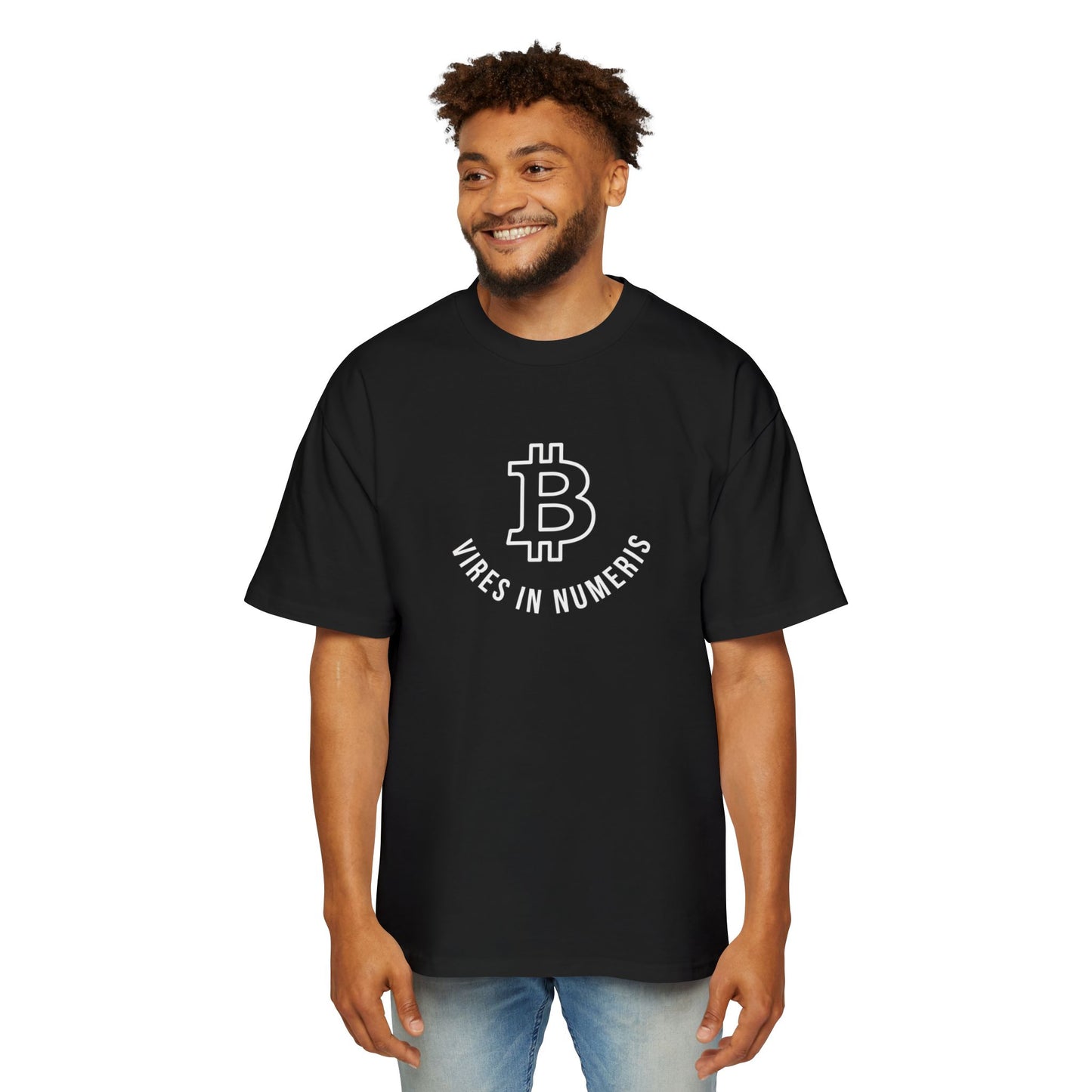 Bitcoin Maxis Tee — "Vires in Numeris" Code Graphic