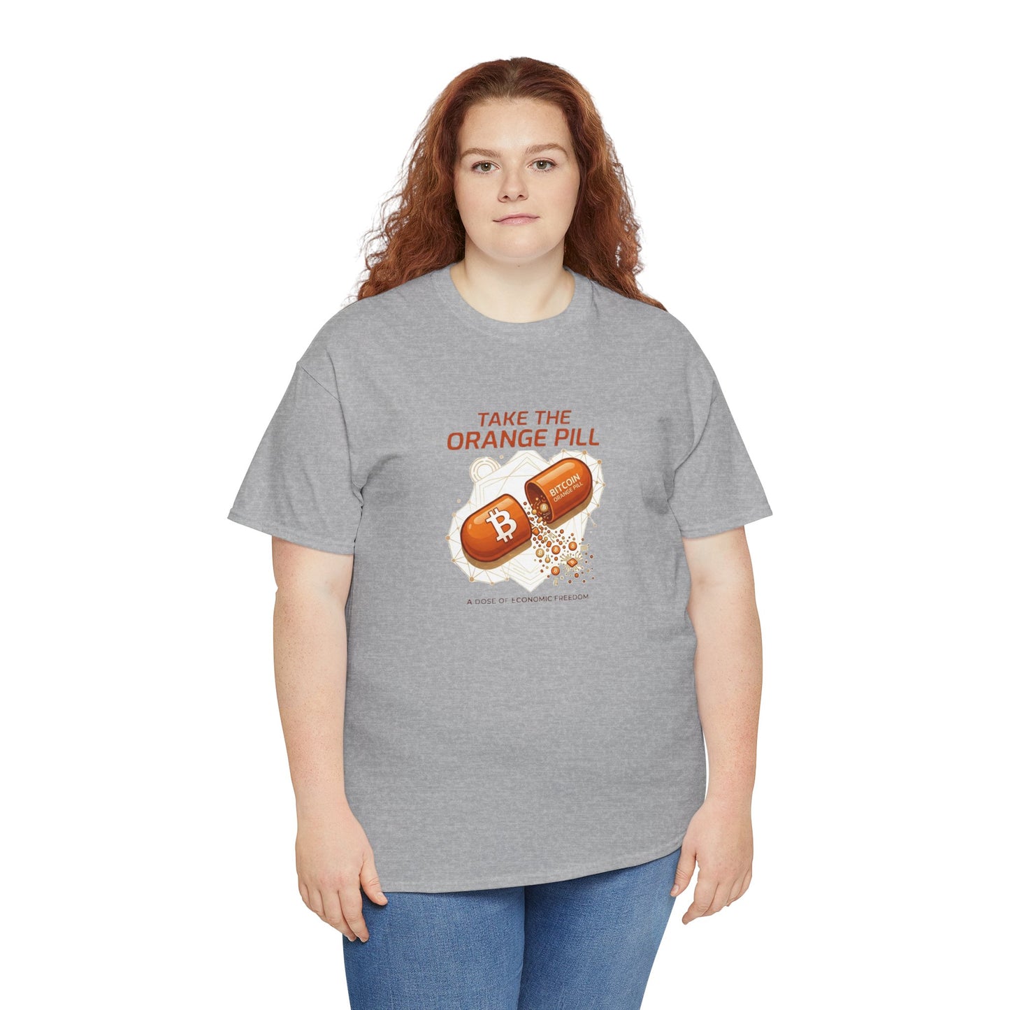 Bitcoin 'Take The Orange Pill' Graphic Tee