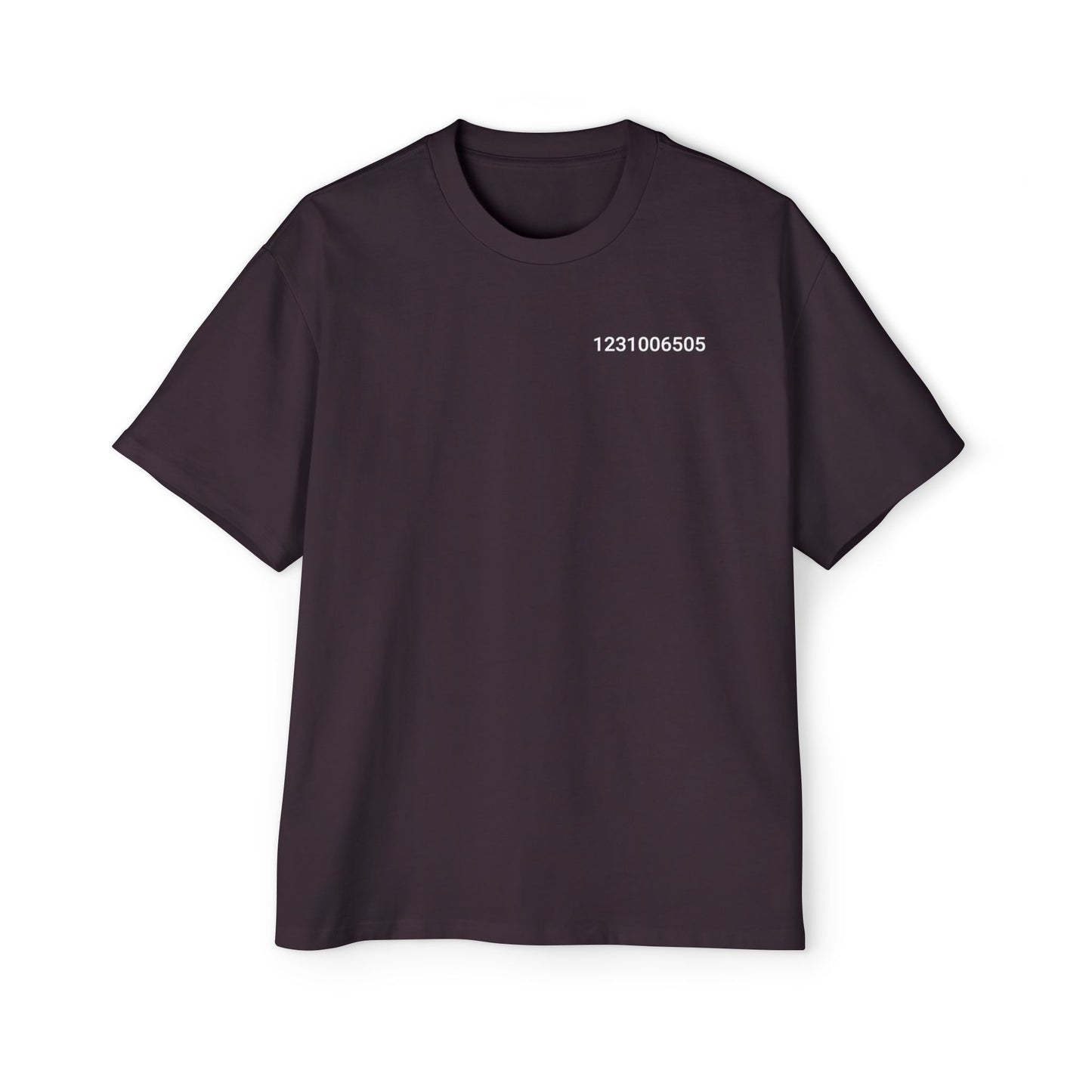 Genesis Block Unix 1231006505 Timestamp Men's Tee — Bitcoin History Timestamp T-Shirt