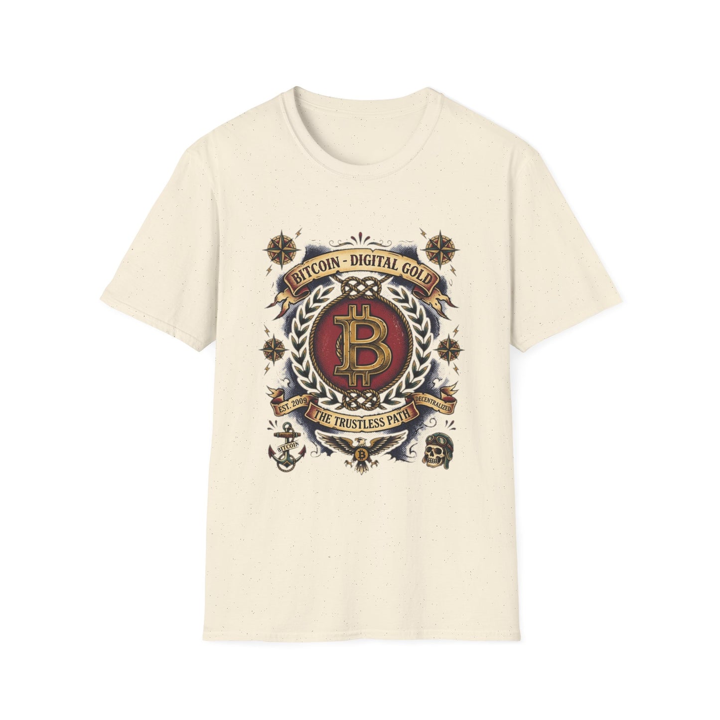 Bitcoin Crest T-Shirt — "Bitcoin: Digital Gold" Graphic Tee