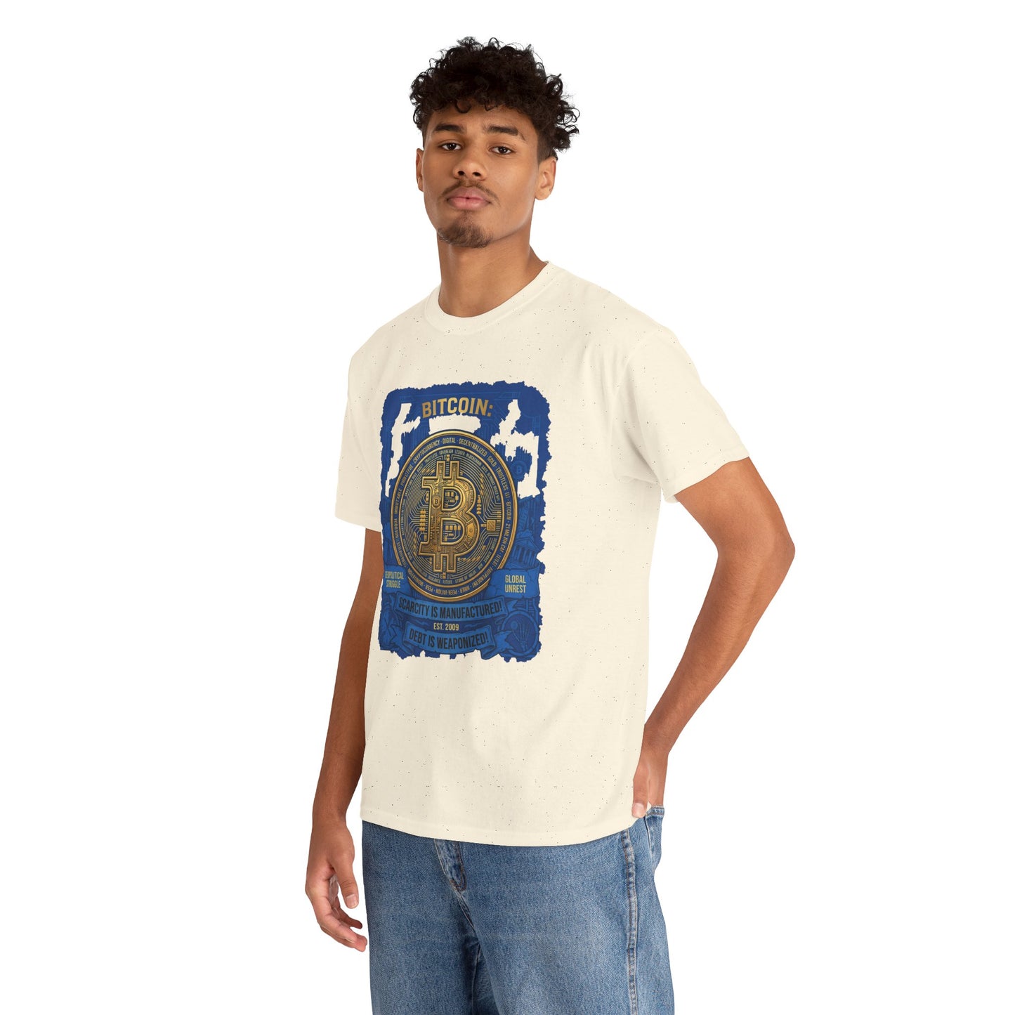Bitcoin Vintage Coin Graphic Tee — Crypto Enthusiast T-Shirt