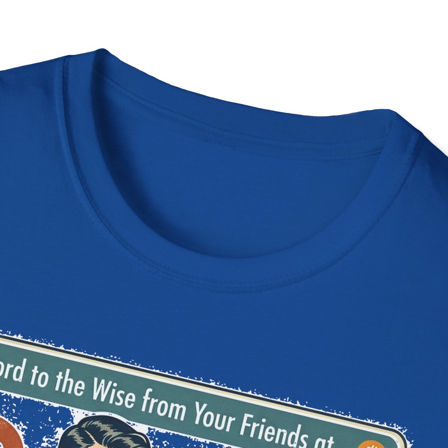 Bitcoin Retro Safety Tee — "Not Your Keys, Not Your Coins!"