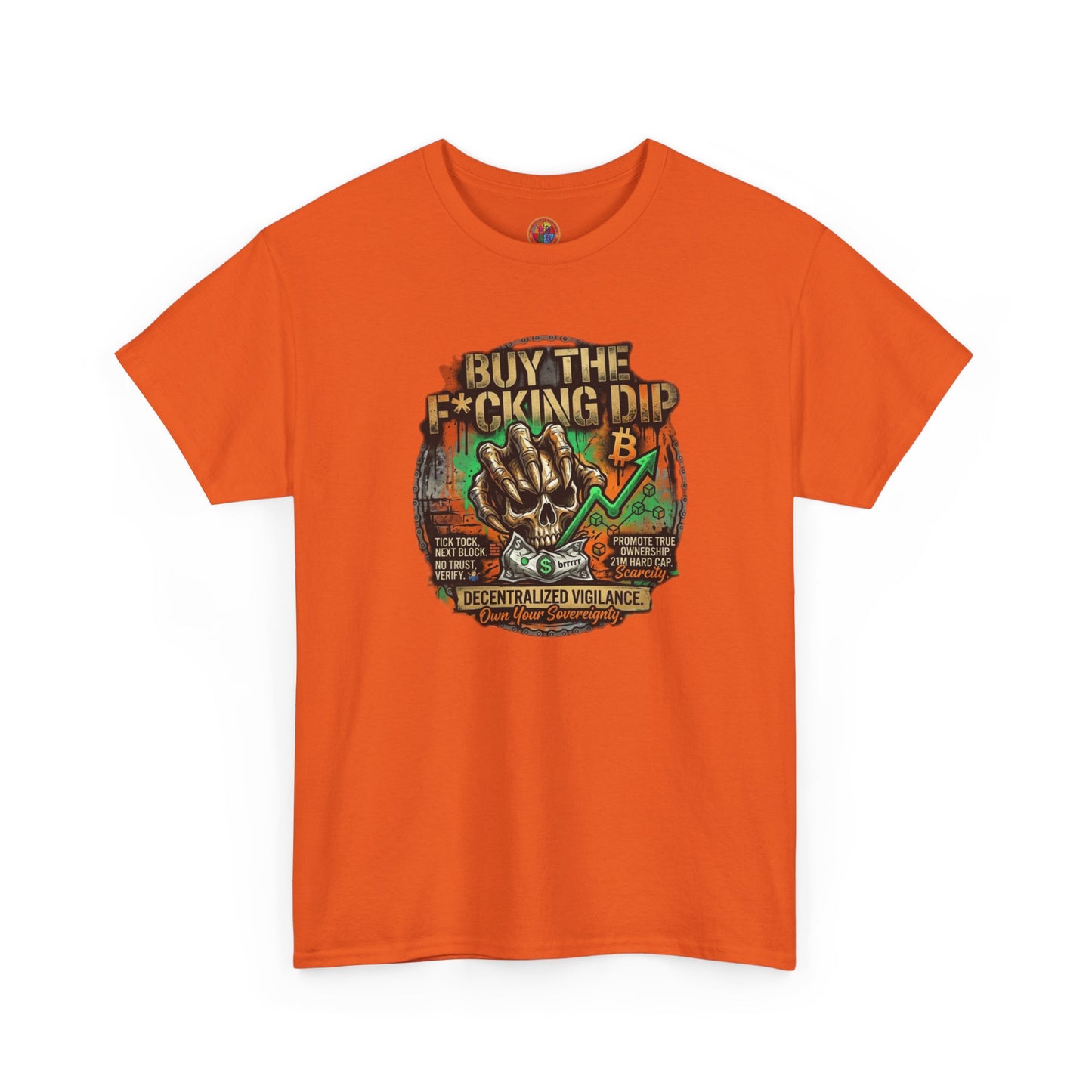 Buy The F*cking Dip Graphic Tee — Stock Market Crypto HODL Trading Shirt