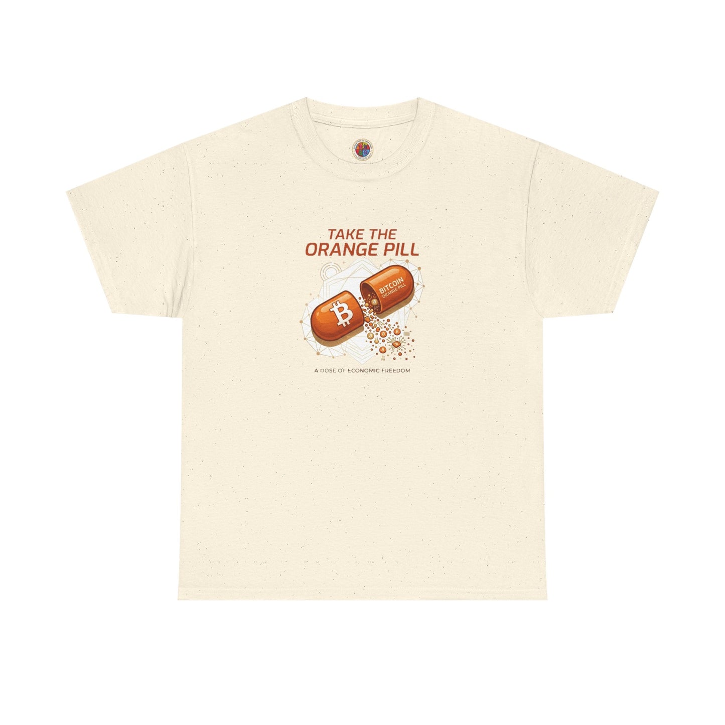 Bitcoin 'Take The Orange Pill' Graphic Tee