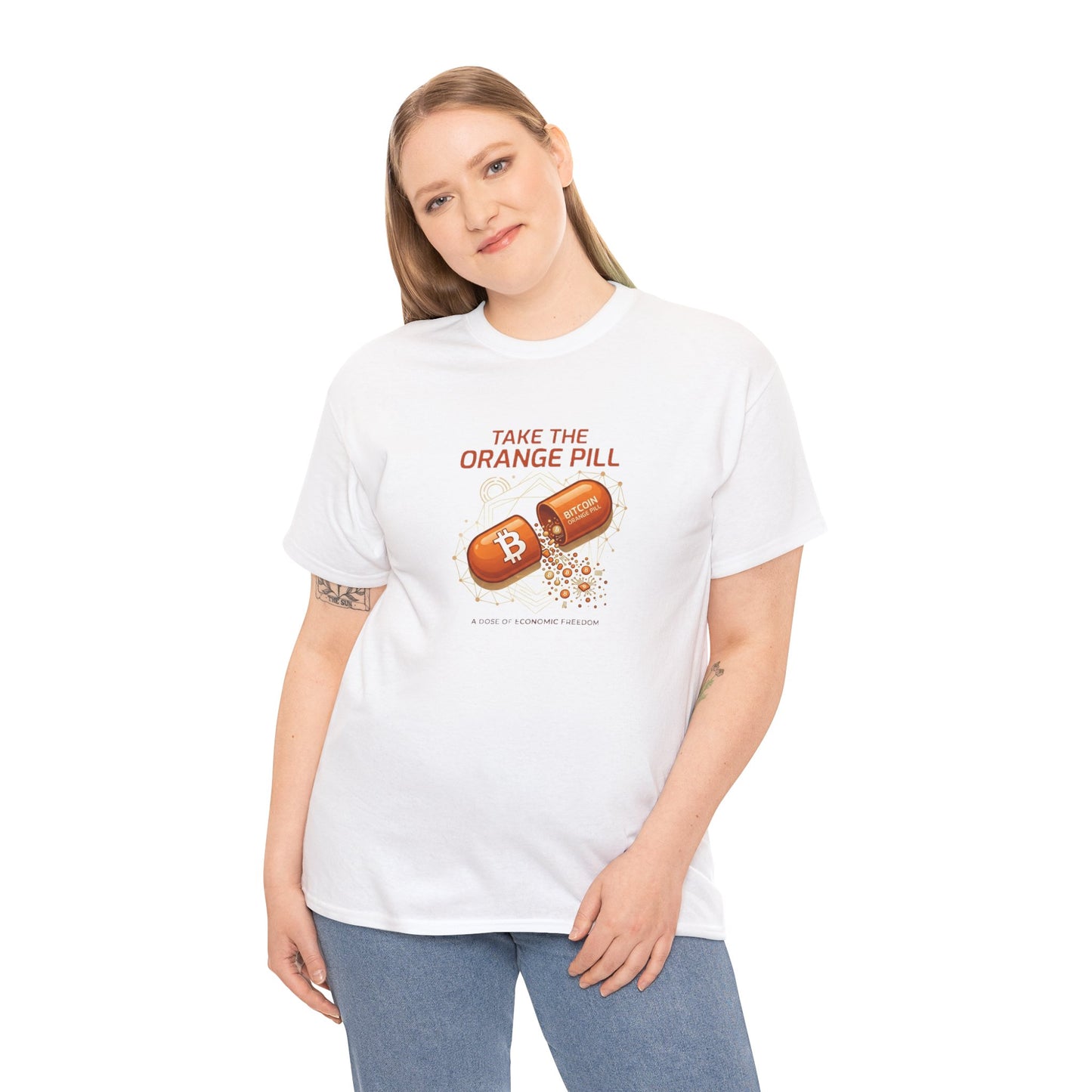 Bitcoin 'Take The Orange Pill' Graphic Tee