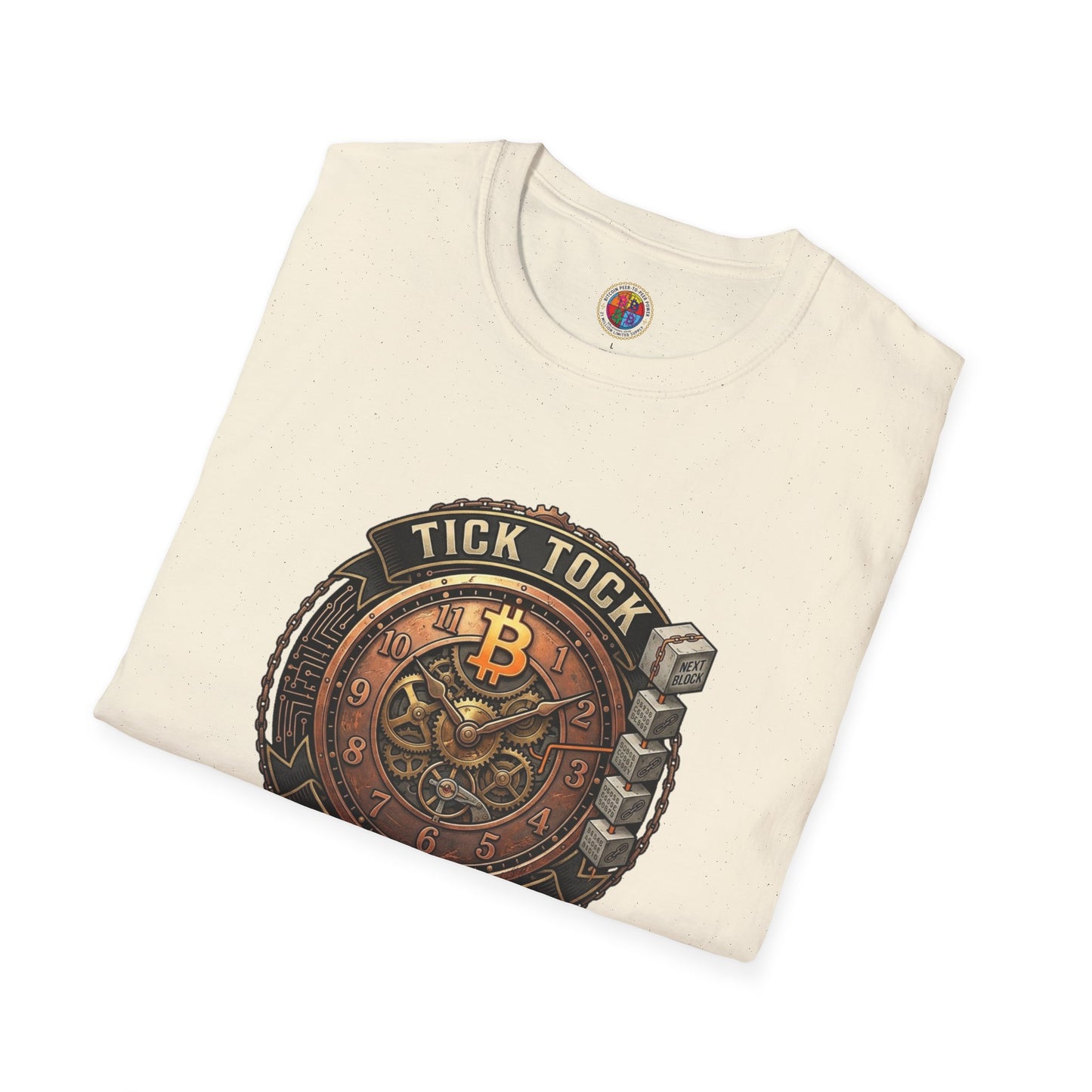 Bitcoin 'Tick Tock Next Block' T-Shirt