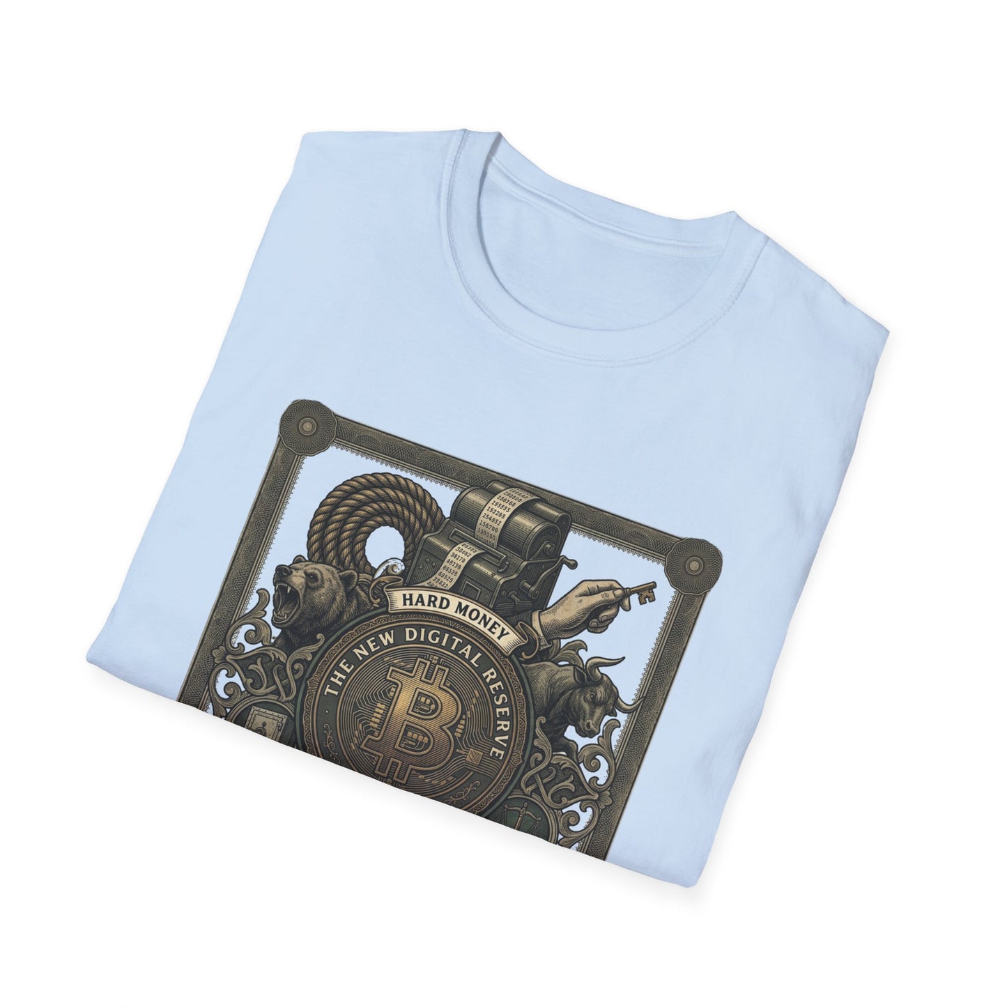 Bitcoin Steampunk T-Shirt — Vintage Crypto Emblem Tee
