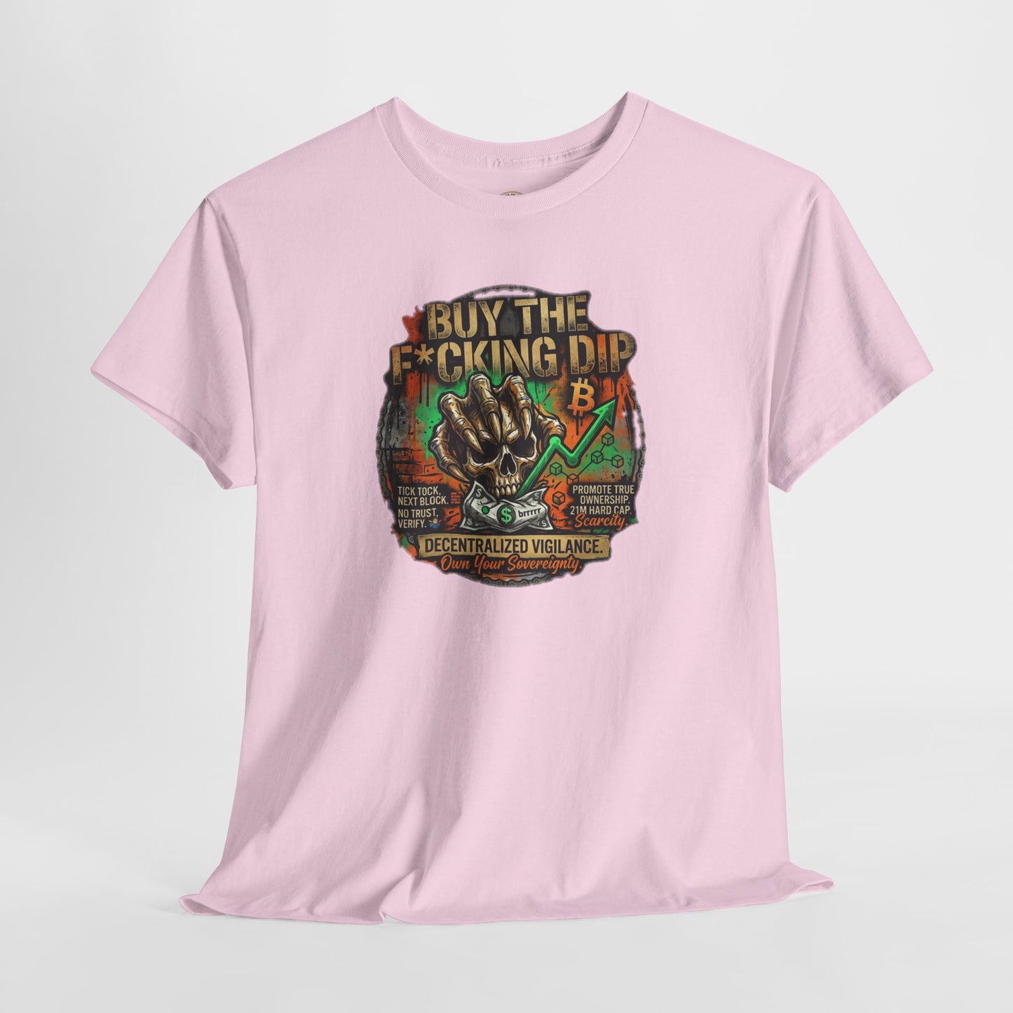 Buy The F*cking Dip Graphic Tee — Stock Market Crypto HODL Trading Shirt