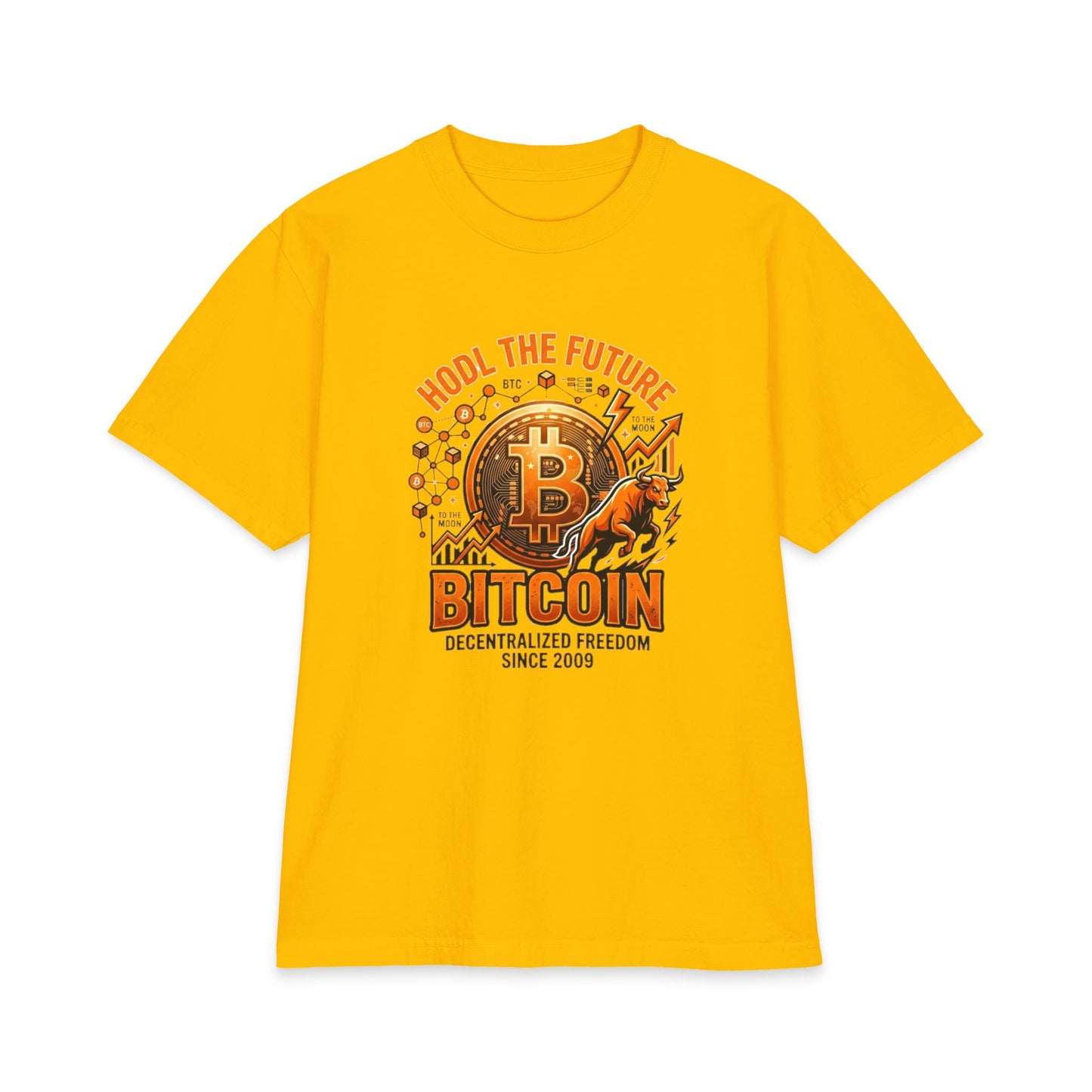 Bitcoin HODL T-Shirt — 'HODL The Future' Decentralized Freedom Tee