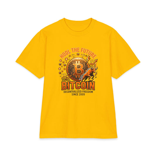 Bitcoin HODL T-Shirt — 'HODL The Future' Decentralized Freedom Tee