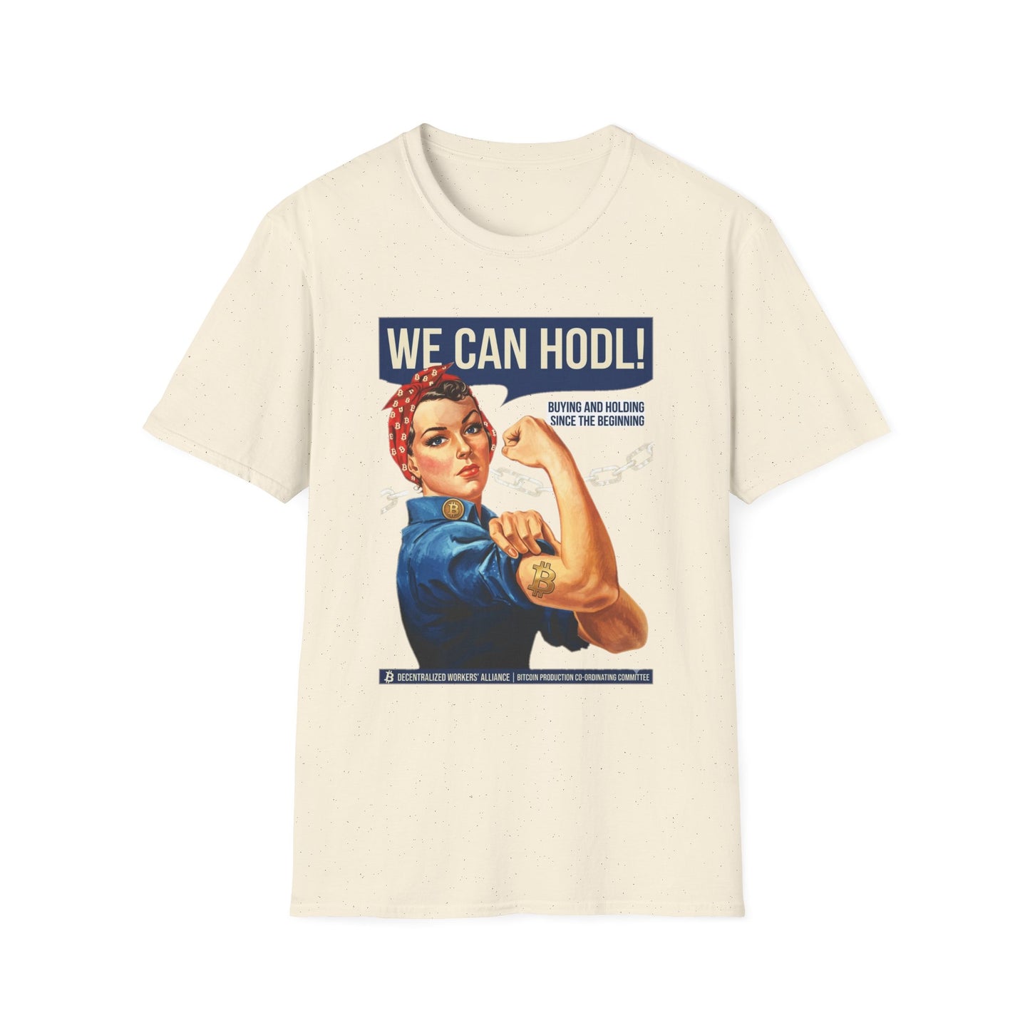 HODL Rosie T-Shirt – We Can HODL! Crypto Investor Retro Tee