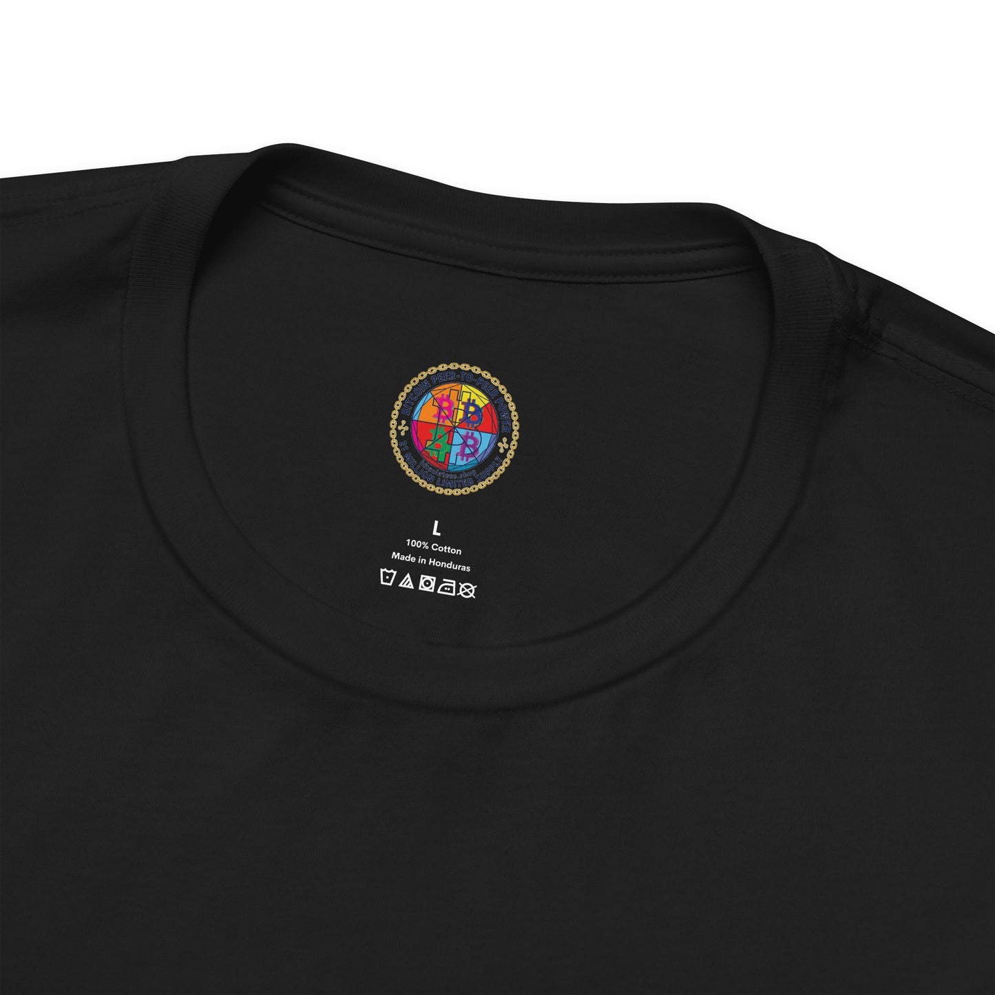 Bitcoin Growth Cartoon Tee — Crypto Stairs Illustration T-Shirt