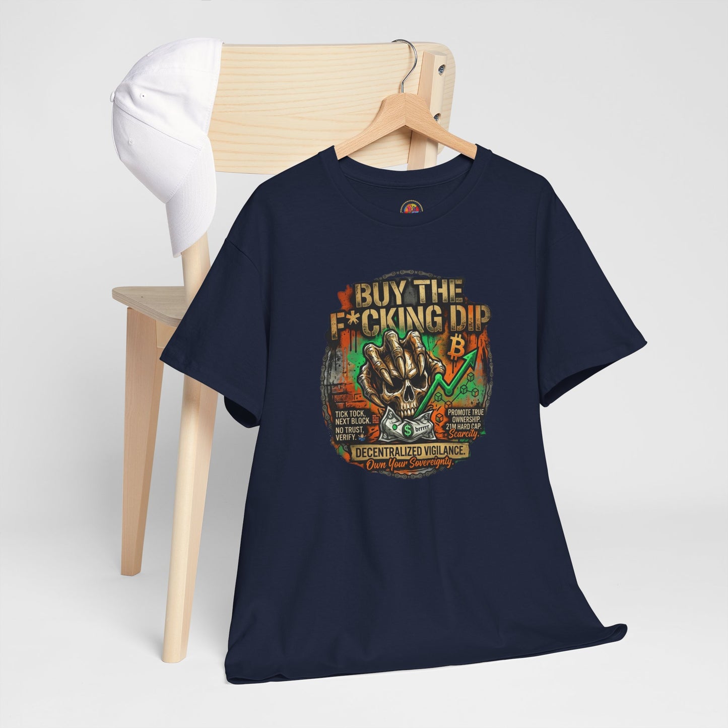 Buy The F*cking Dip Graphic Tee — Stock Market Crypto HODL Trading Shirt