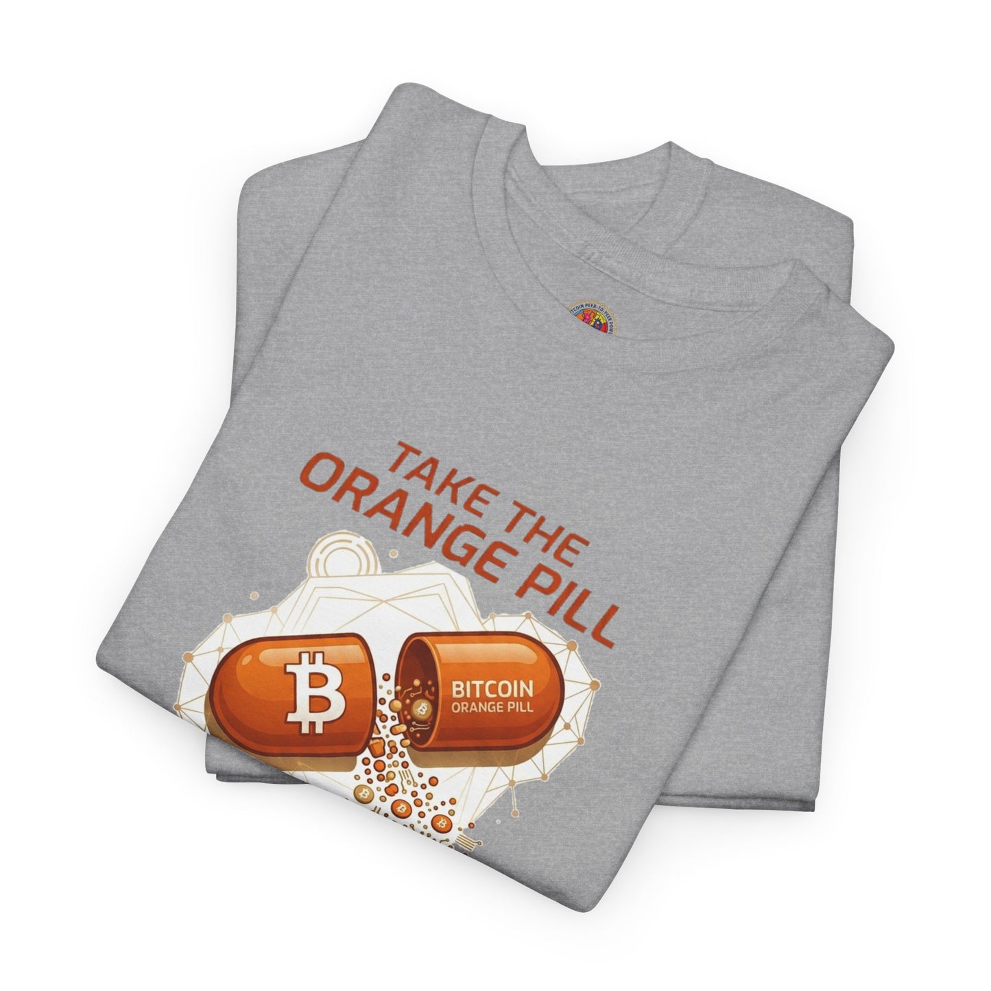 Bitcoin 'Take The Orange Pill' Graphic Tee