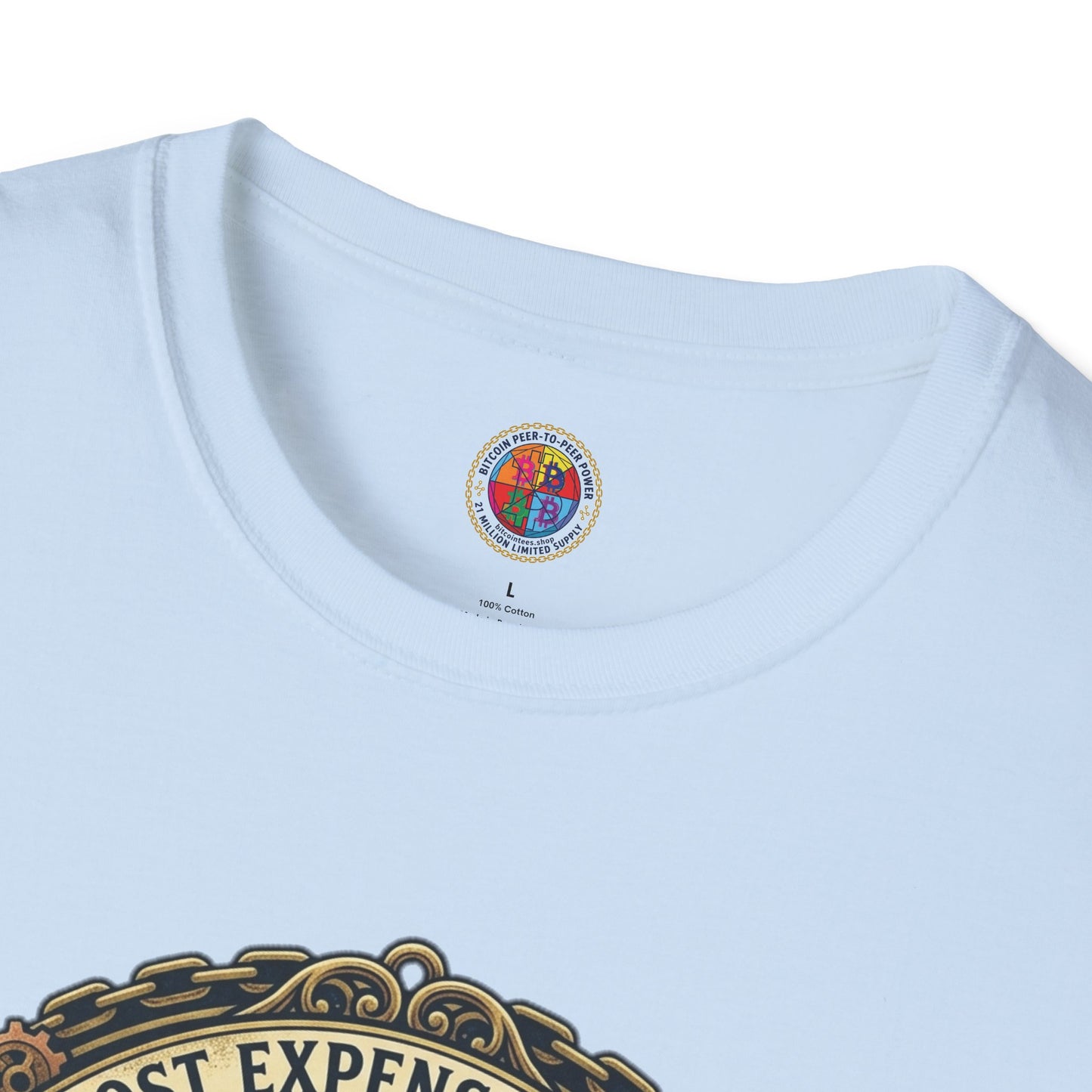 Bitcoin Vintage Key & Vault T-Shirt — "Secure Yours" Cryptocurrency Graphic Tee